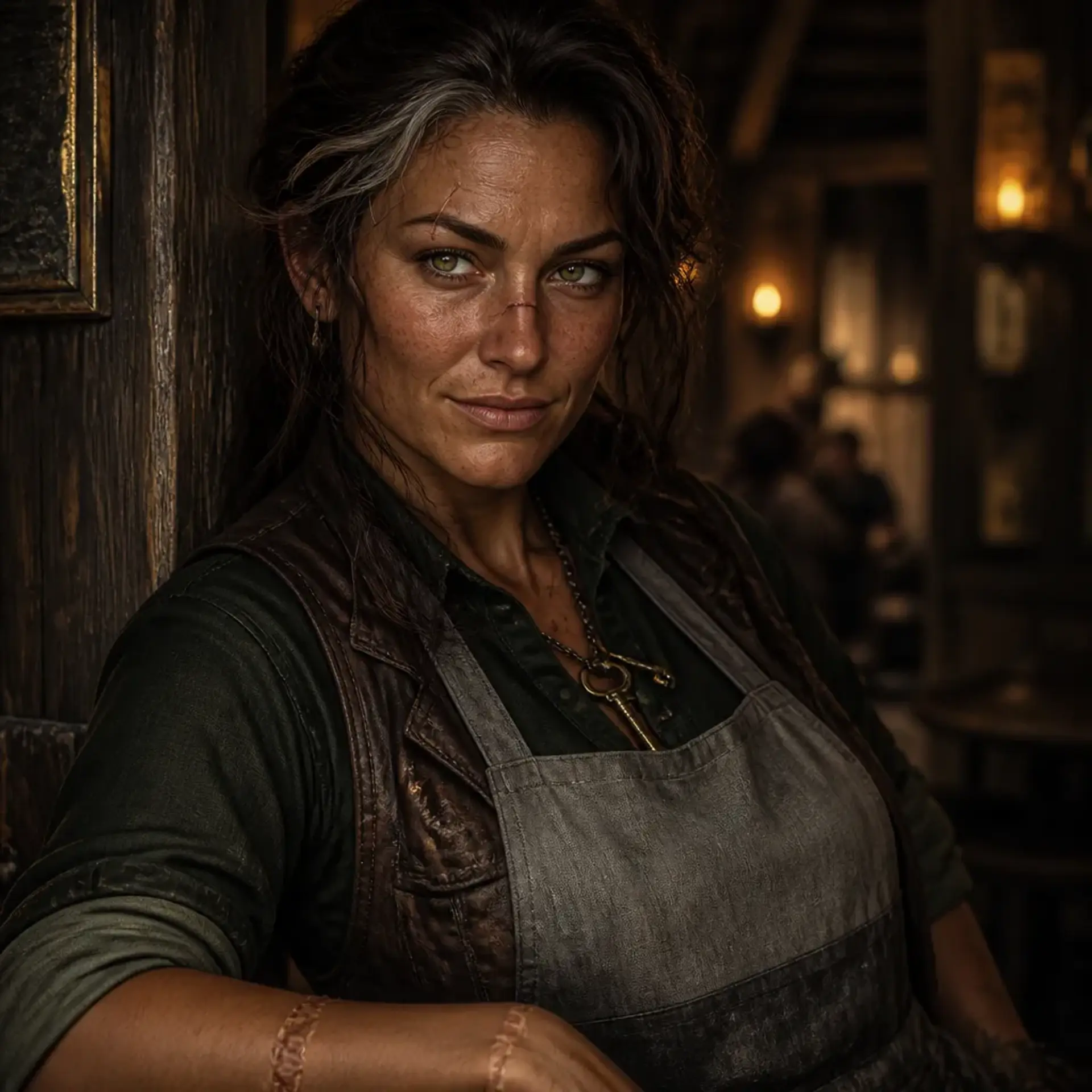 Hessa Millwright - AI-generated fantasy NPC