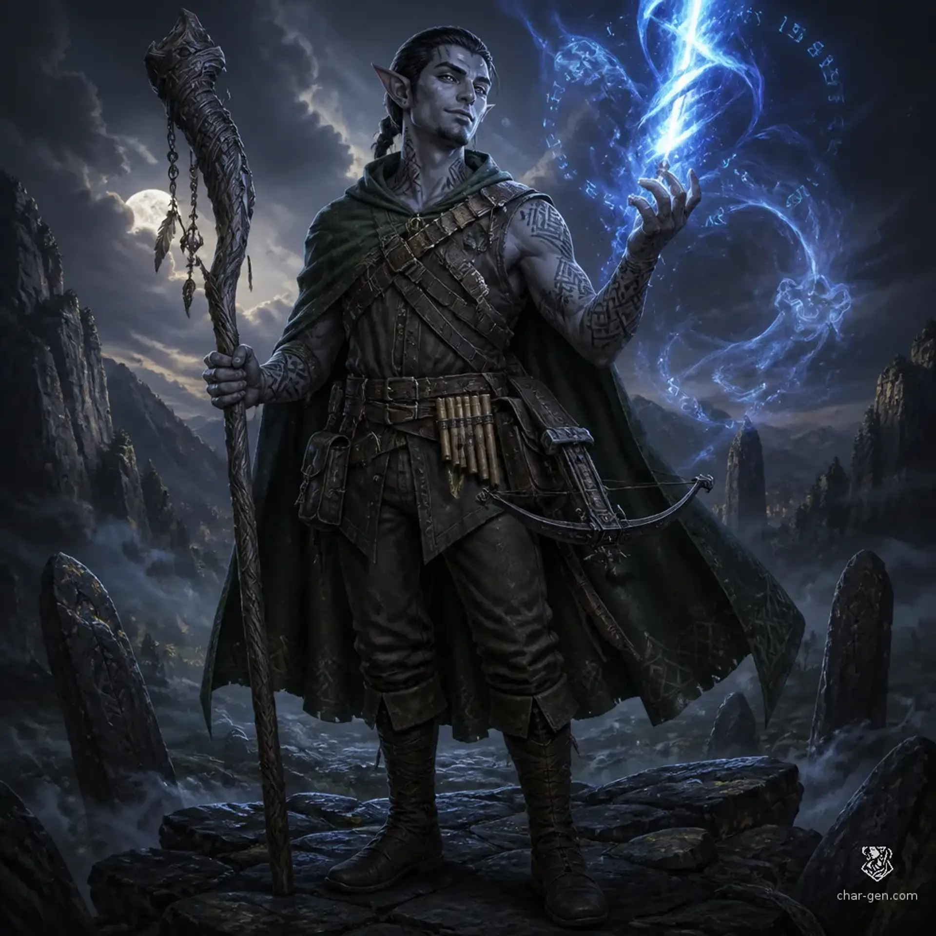 Khrizk - AI-generated fantasy Character