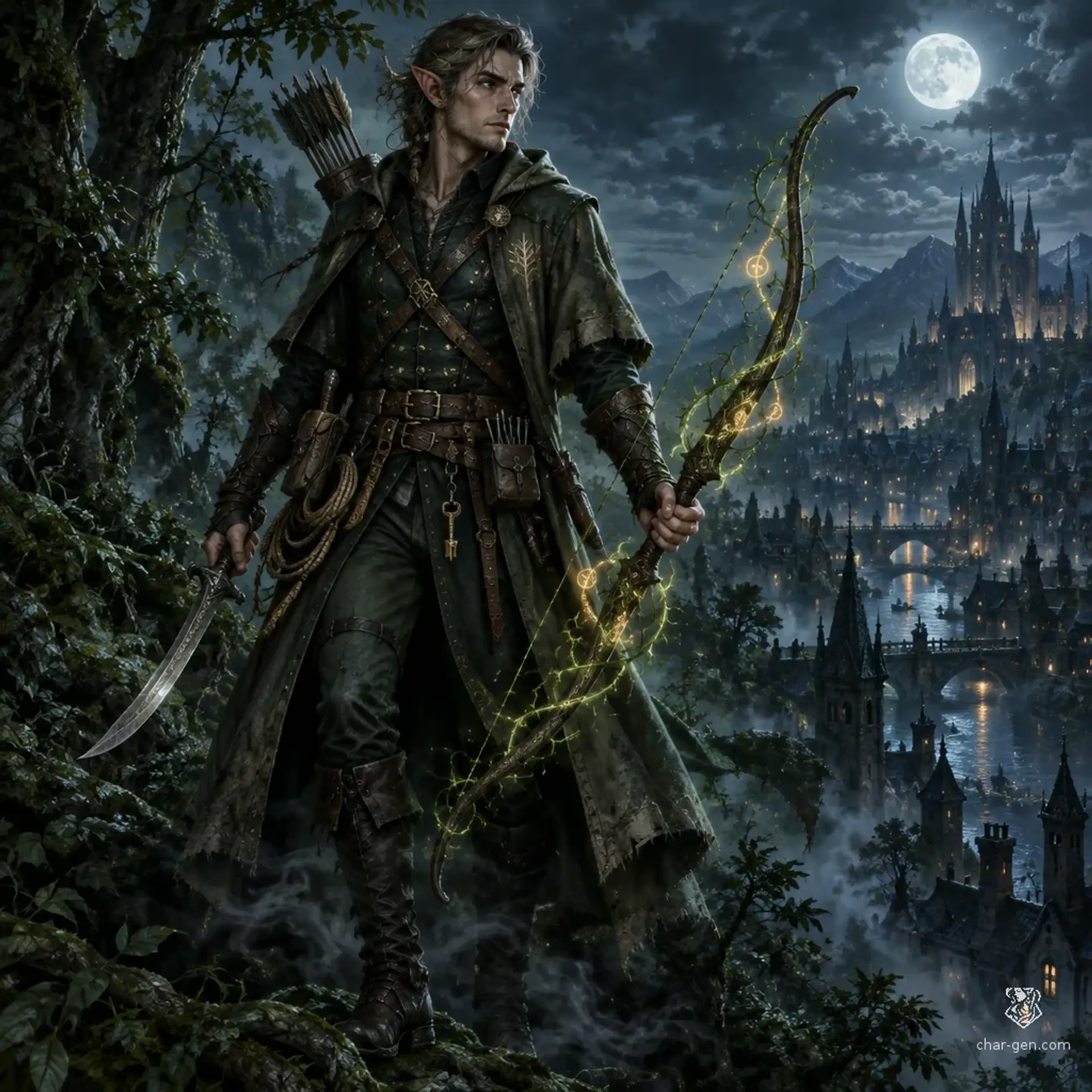 Hayden - AI-generated fantasy Character