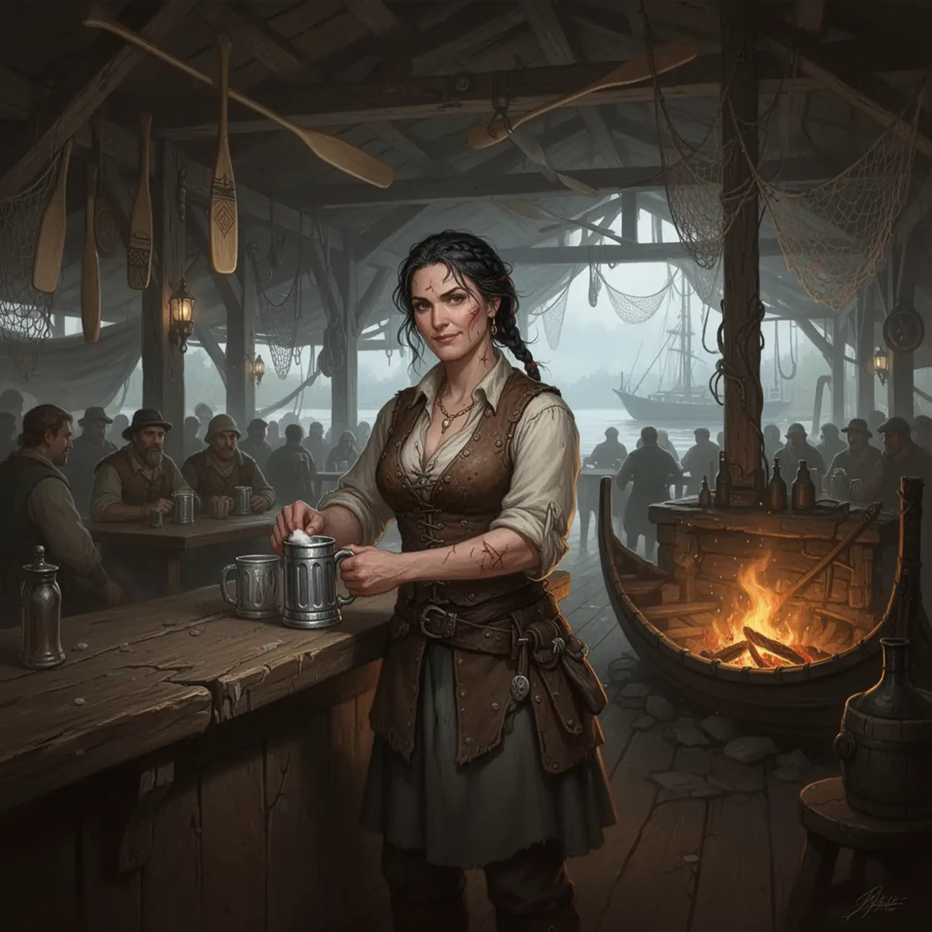 Mira Reed - AI-generated fantasy NPC