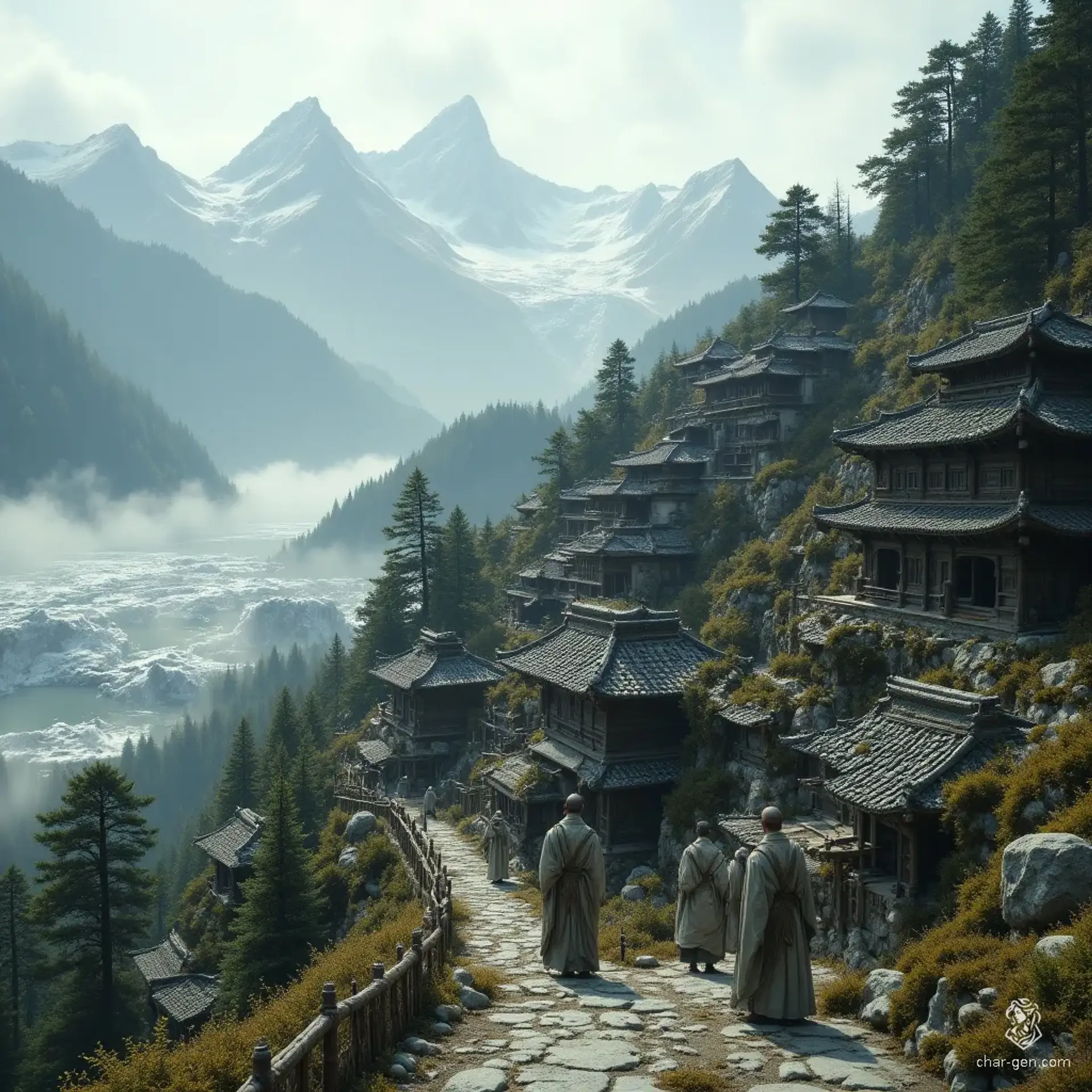 Hoshitane - AI-generated fantasy Settlement