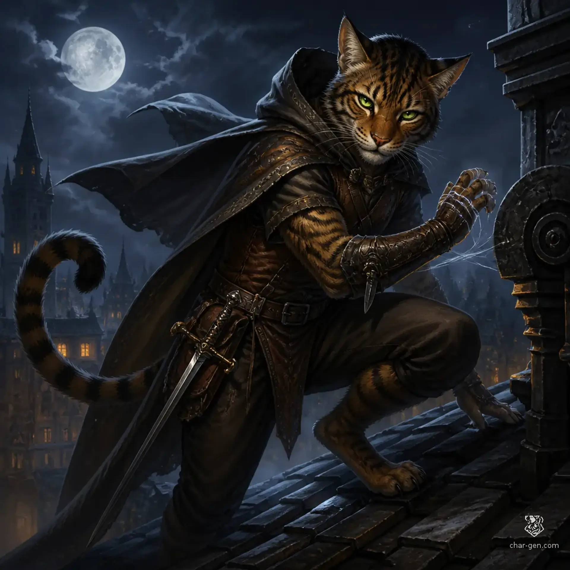 Kesh Quickstep - AI-generated fantasy Character