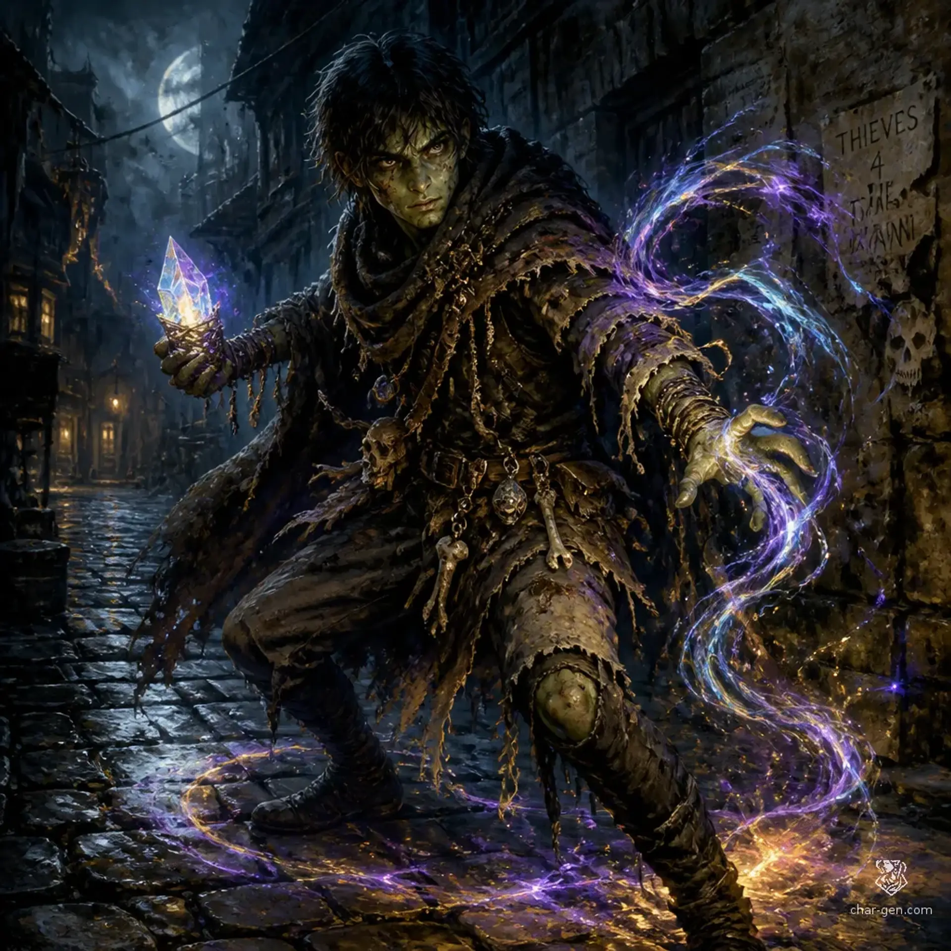 Grzml - AI-generated fantasy Character