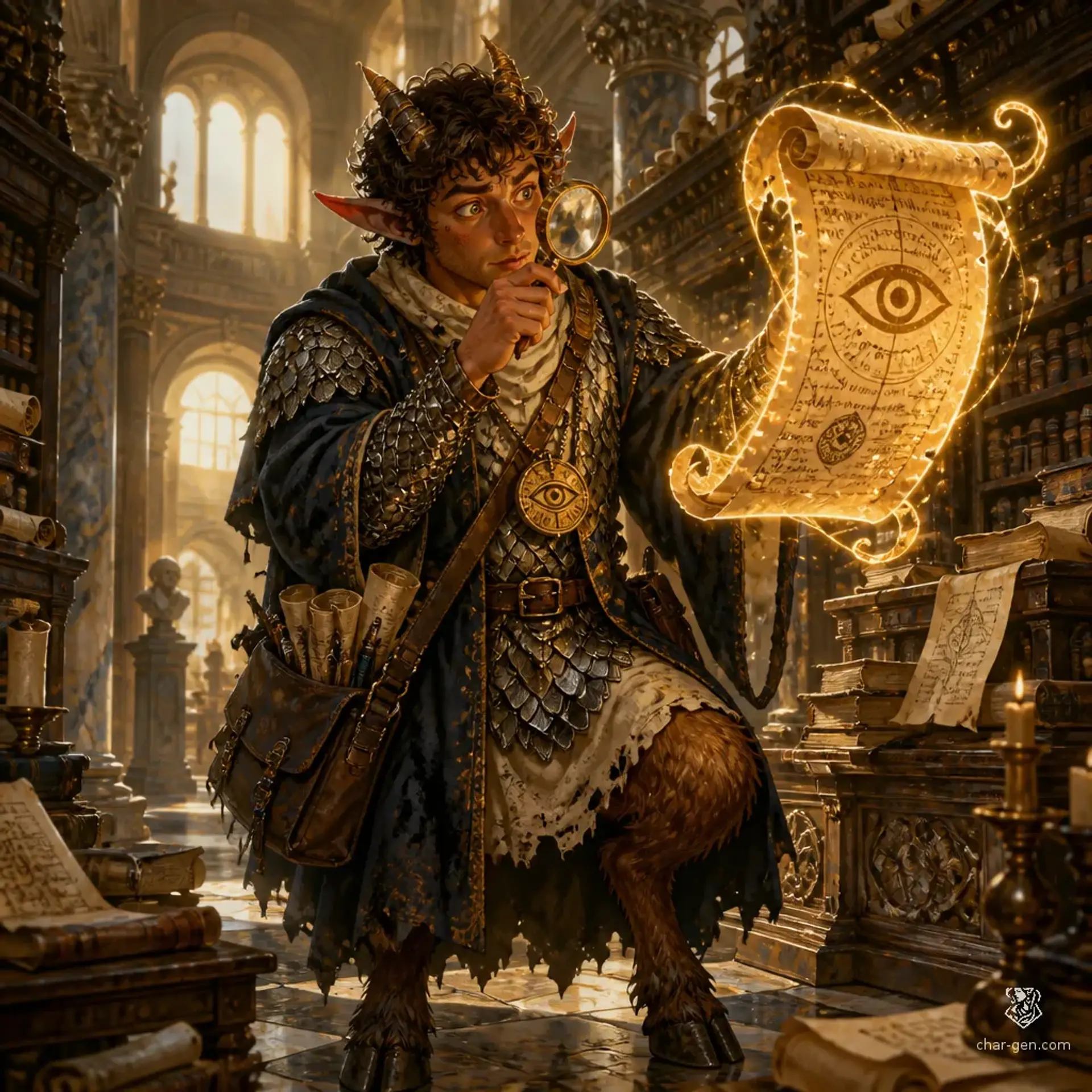 Lysander Thistle-Tongue - AI-generated fantasy Character
