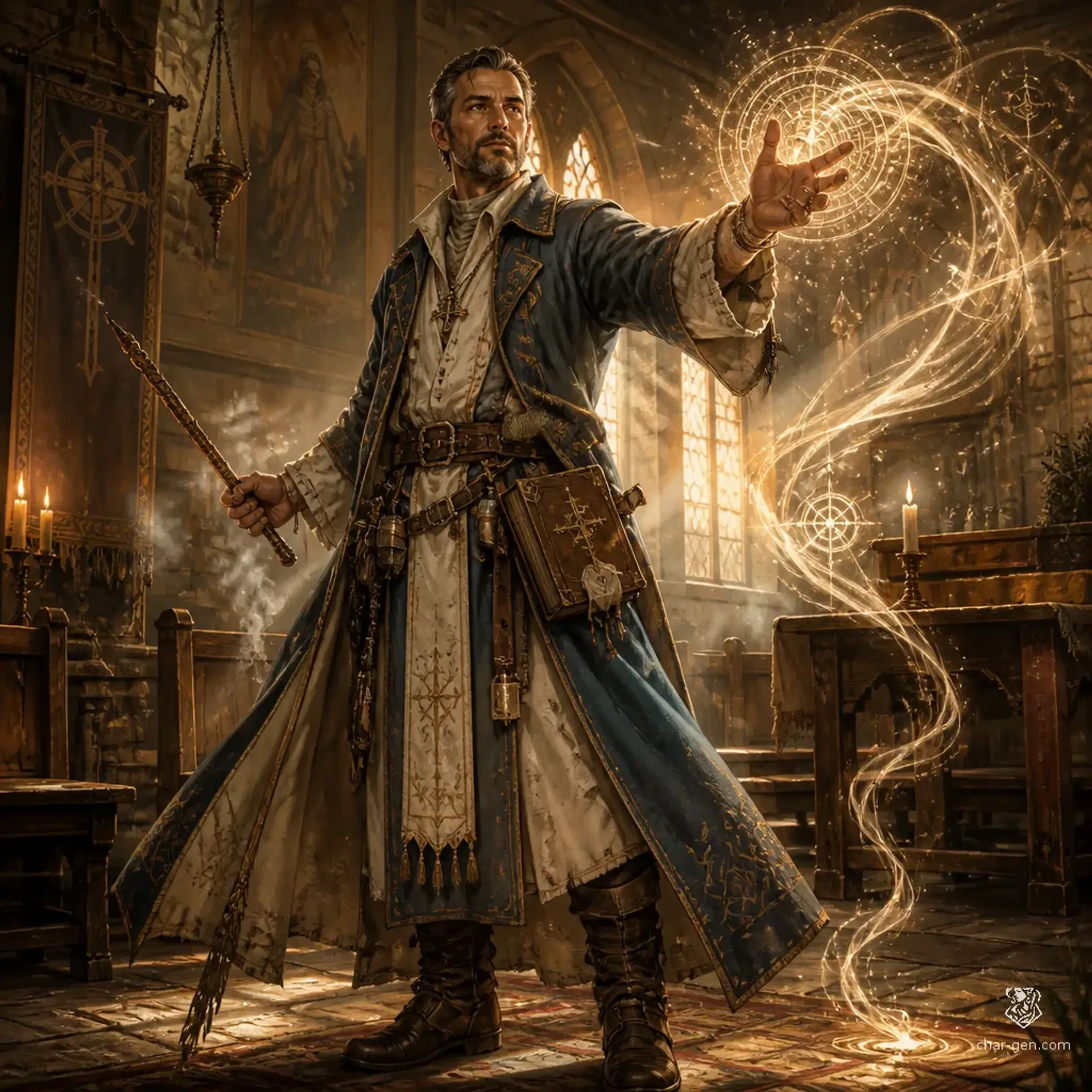 Henson Kollmar - AI-generated fantasy Character