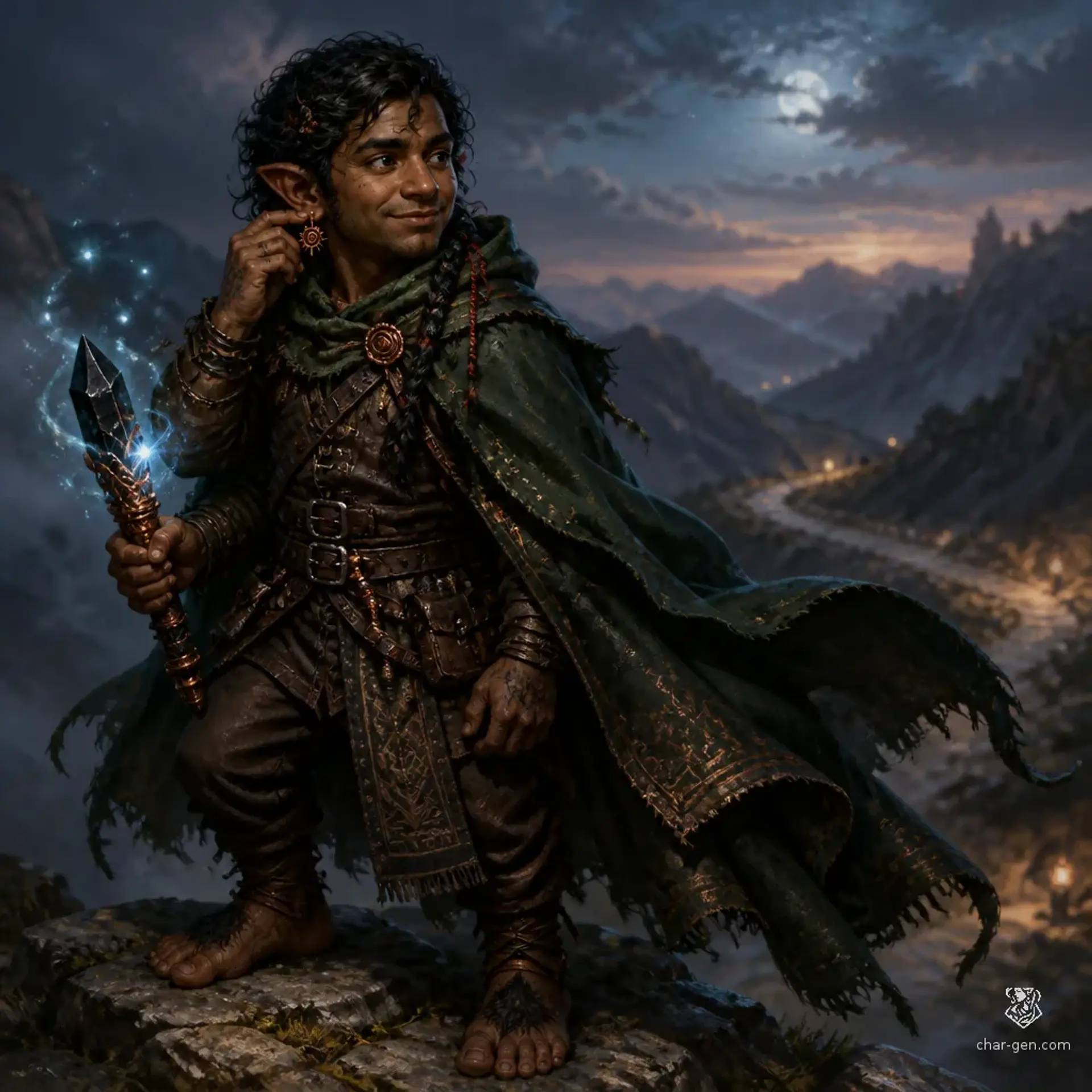 Shishui Tupan - AI-generated fantasy Character