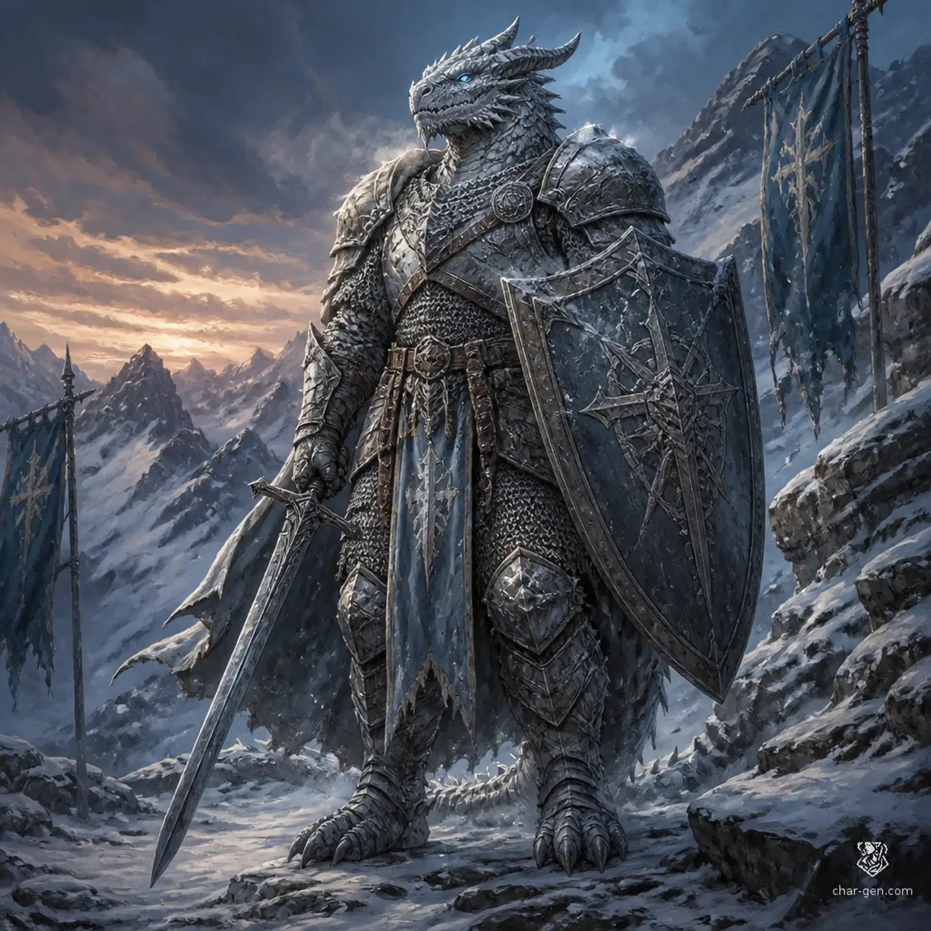 Diamond Turtule - AI-generated fantasy Character