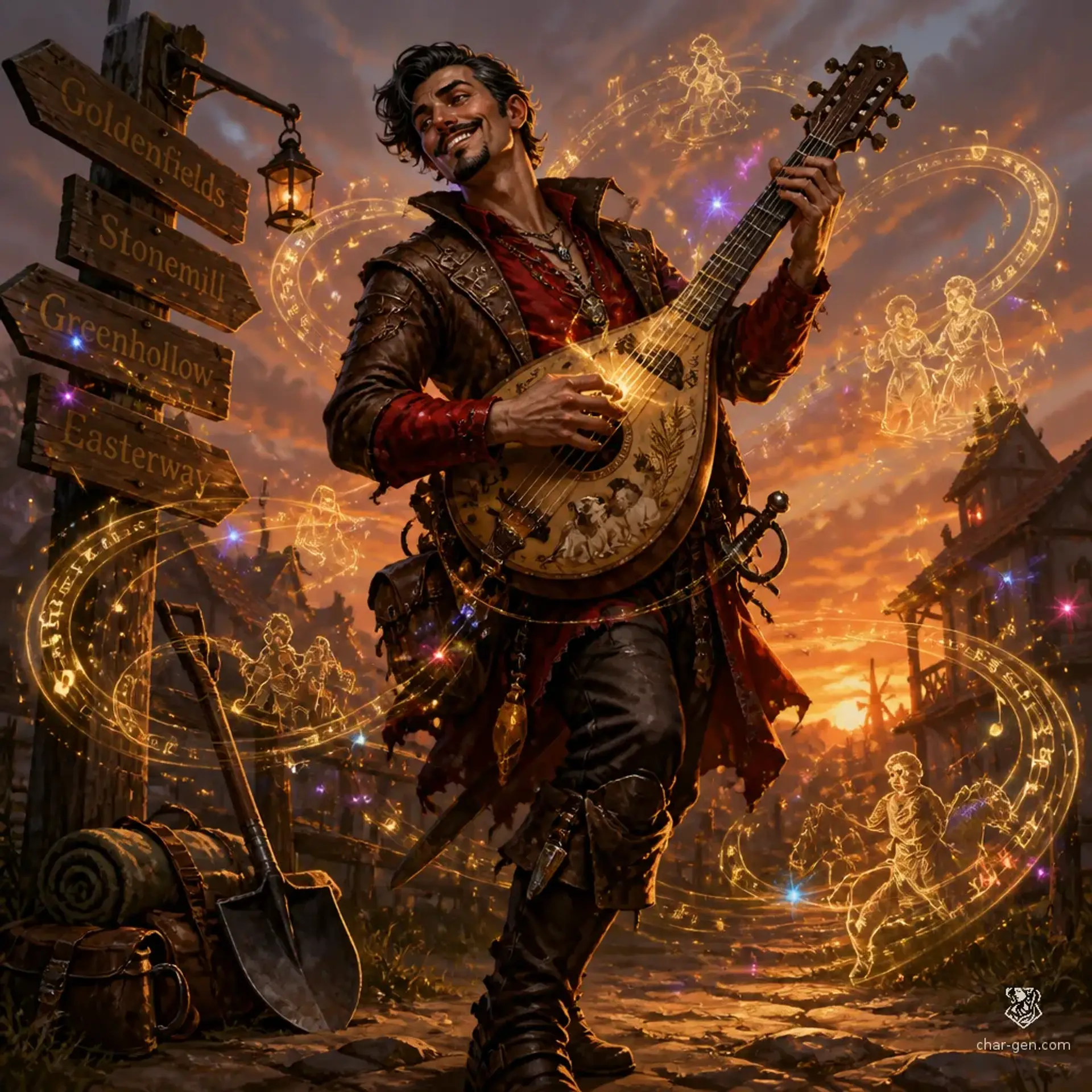Marquis "El Chihuahua" Rodriguez - AI-generated fantasy Character