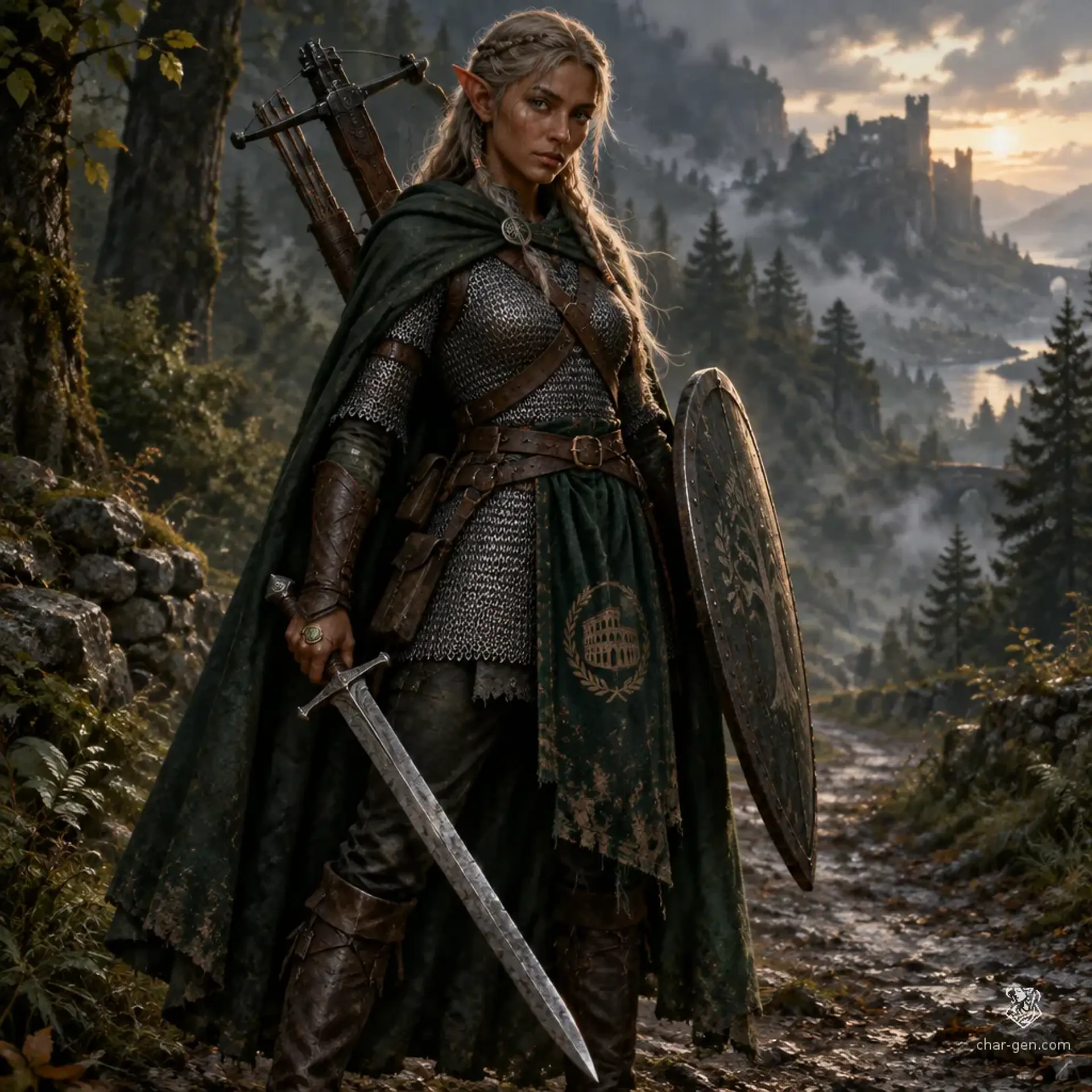 Avelina Drazsor - AI-generated fantasy Character