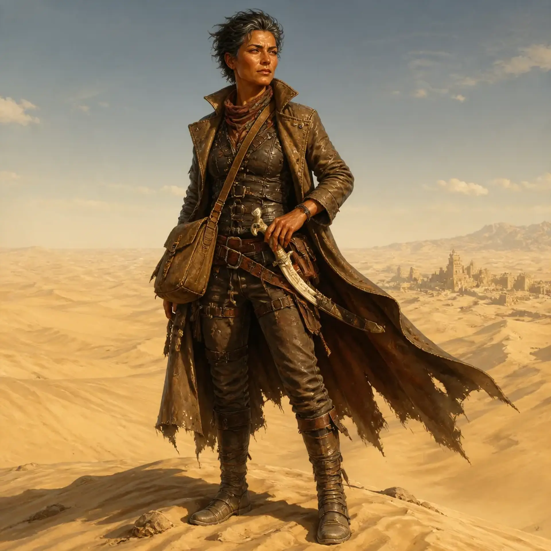 Morgan - AI-generated fantasy Character