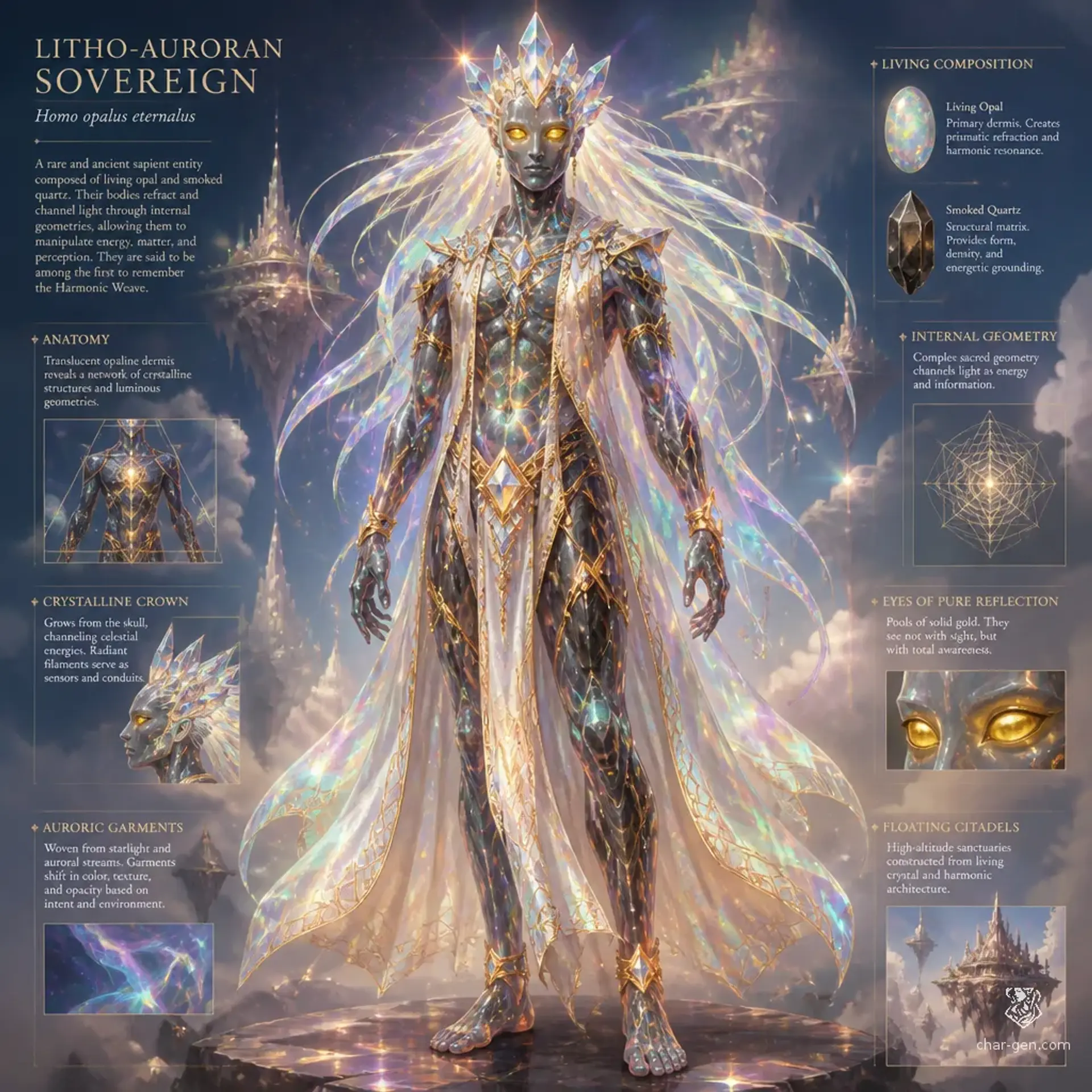 Lithophae - AI-generated fantasy Species