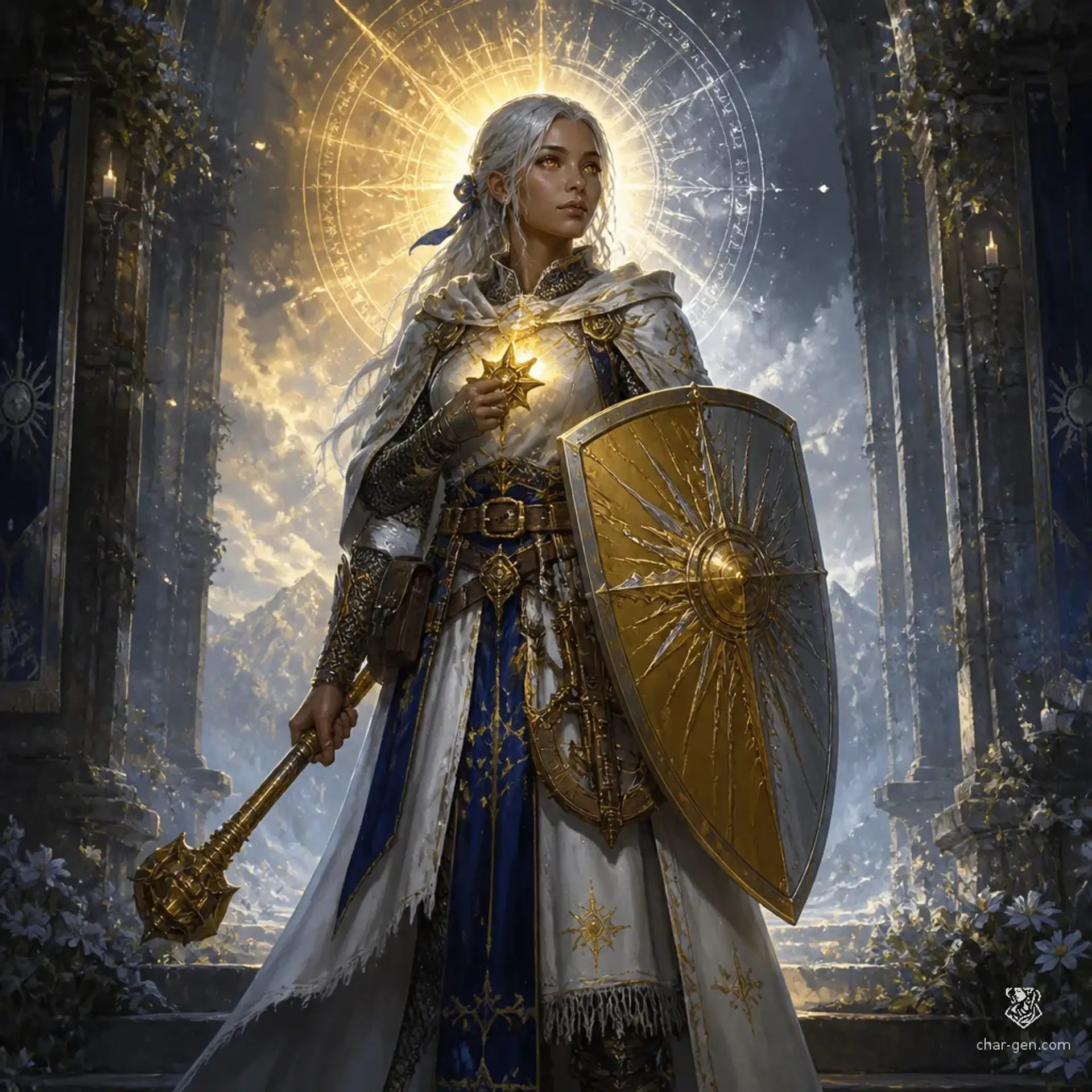 Caelum - AI-generated fantasy Character