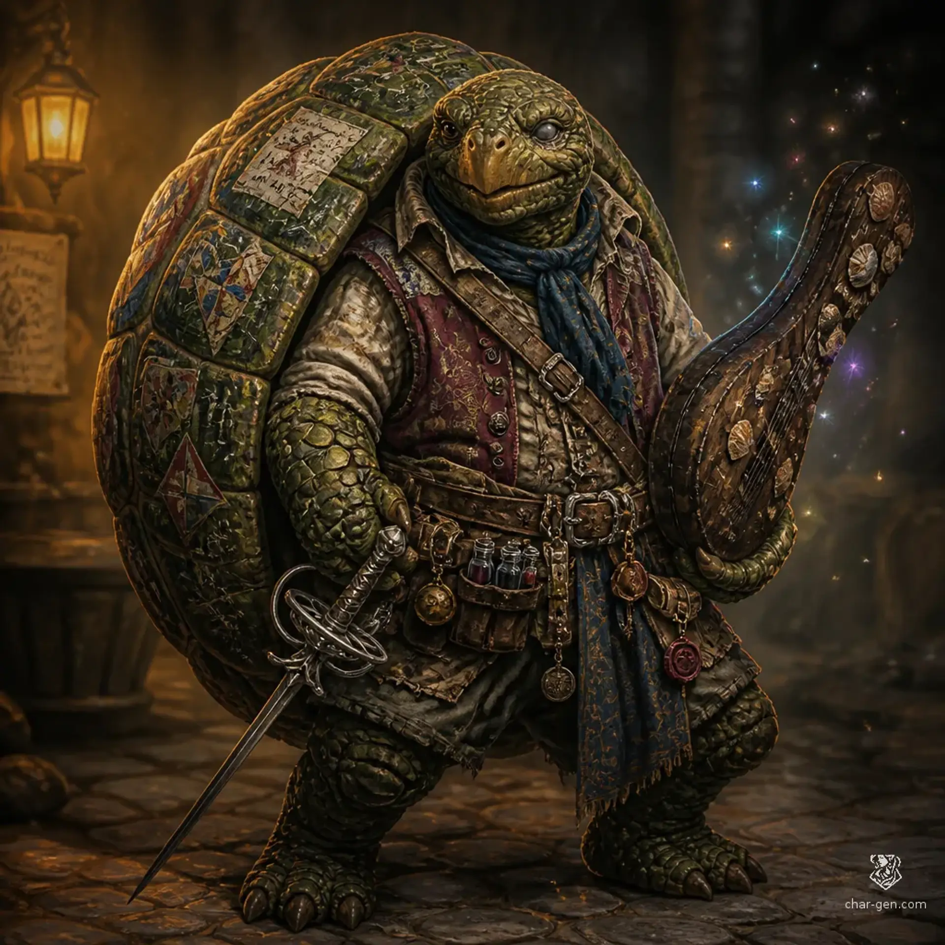 Bróvik - AI-generated fantasy Character