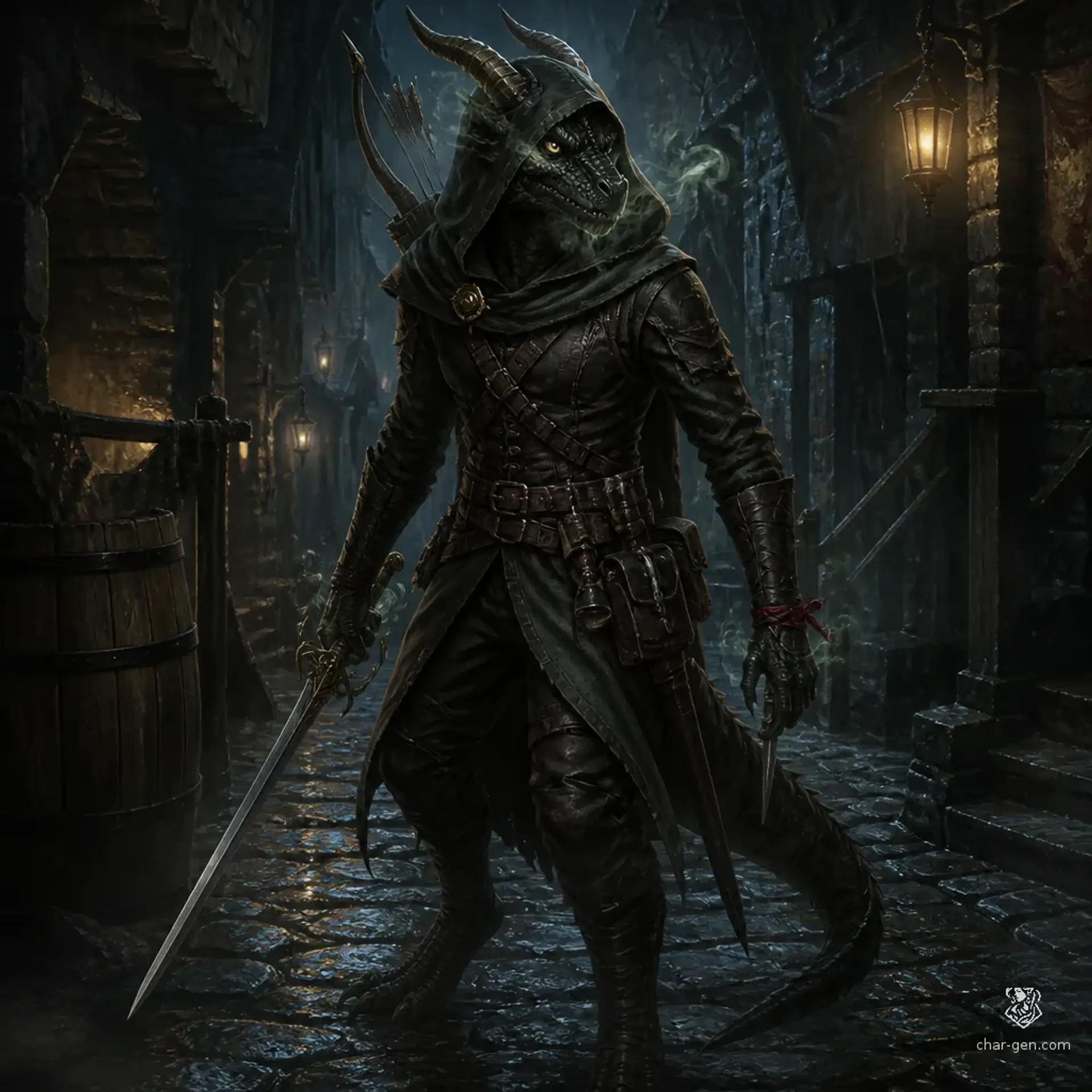 Noren Vask - AI-generated fantasy Character