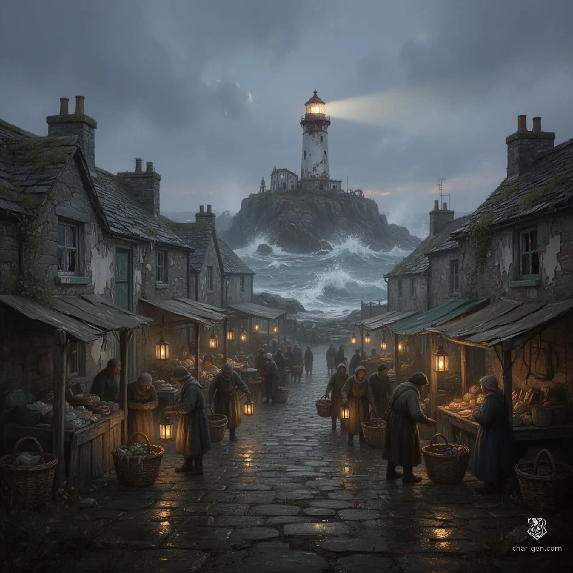 Gullreach - AI-generated fantasy Settlement