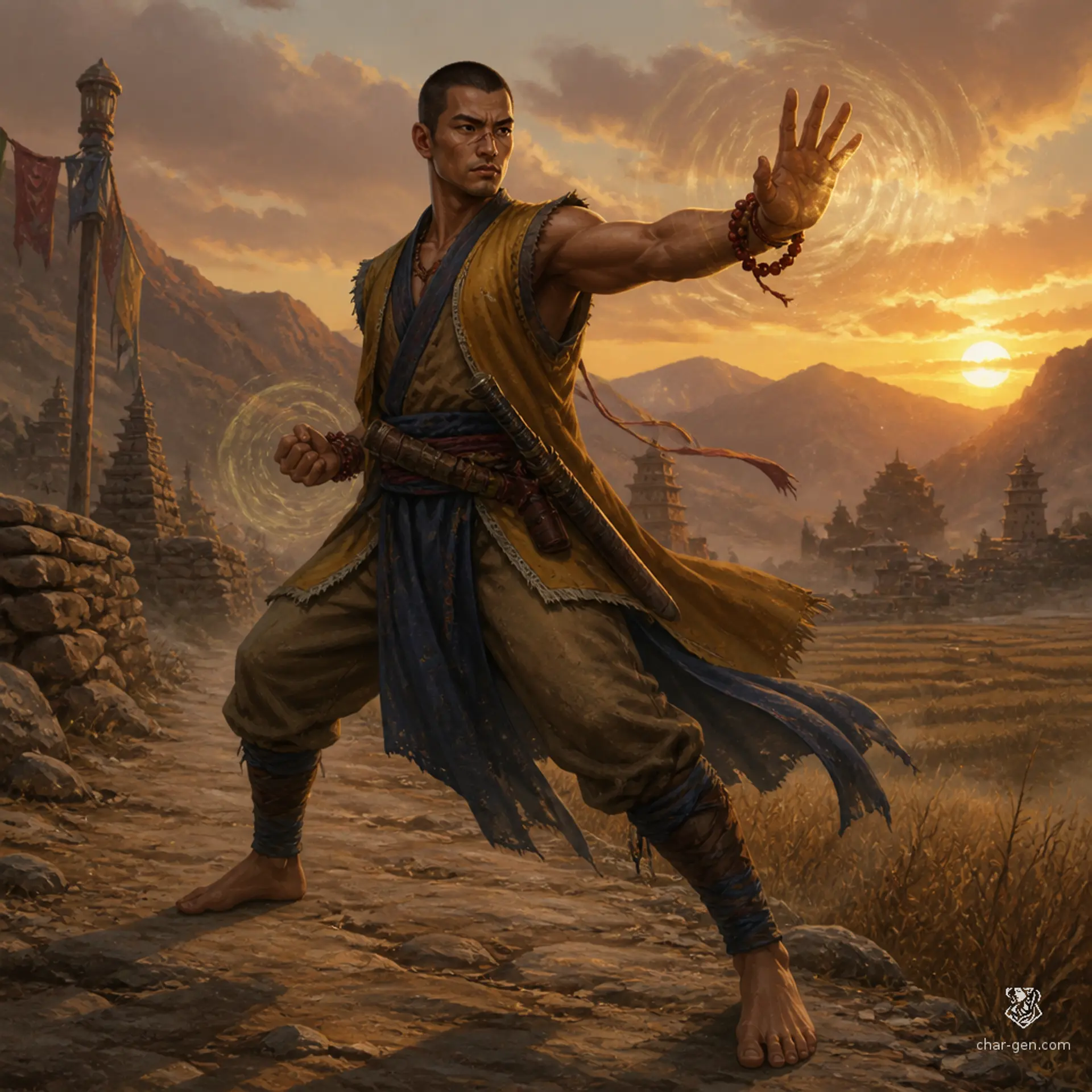 Sahir Sheshet - AI-generated fantasy Character