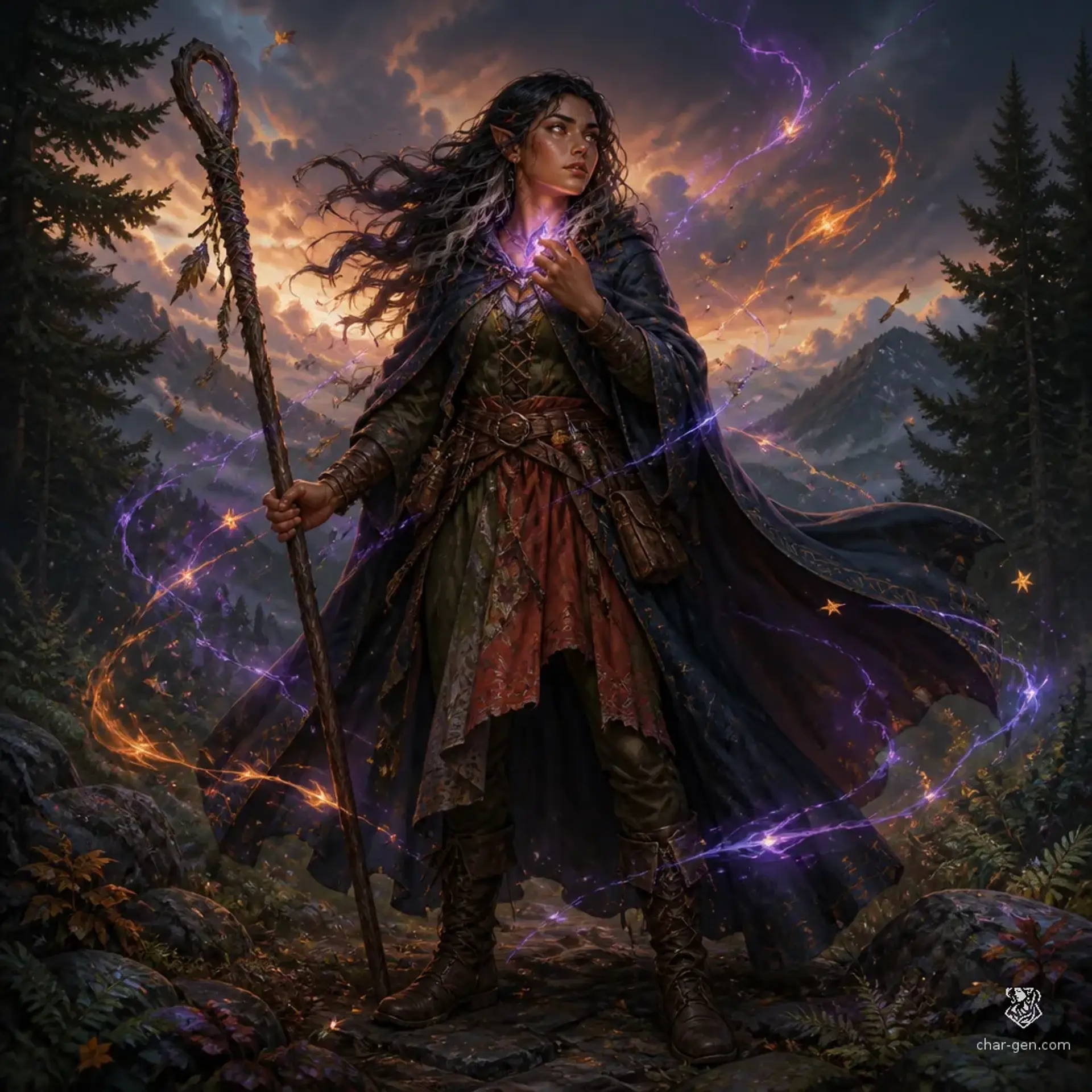 Shesira Sayegh - AI-generated fantasy Character