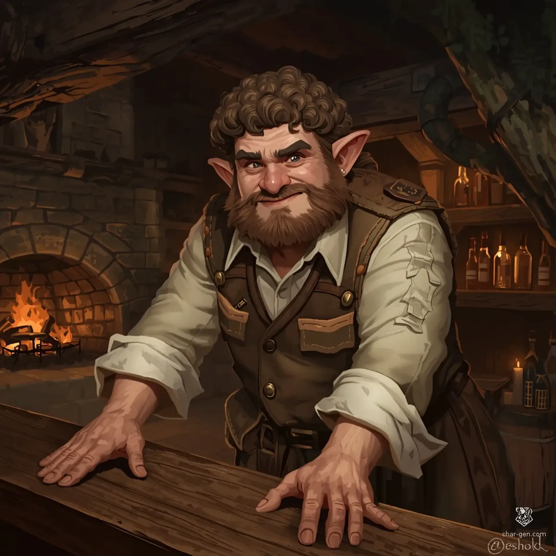 The Whistling Willow - AI-generated fantasy Tavern