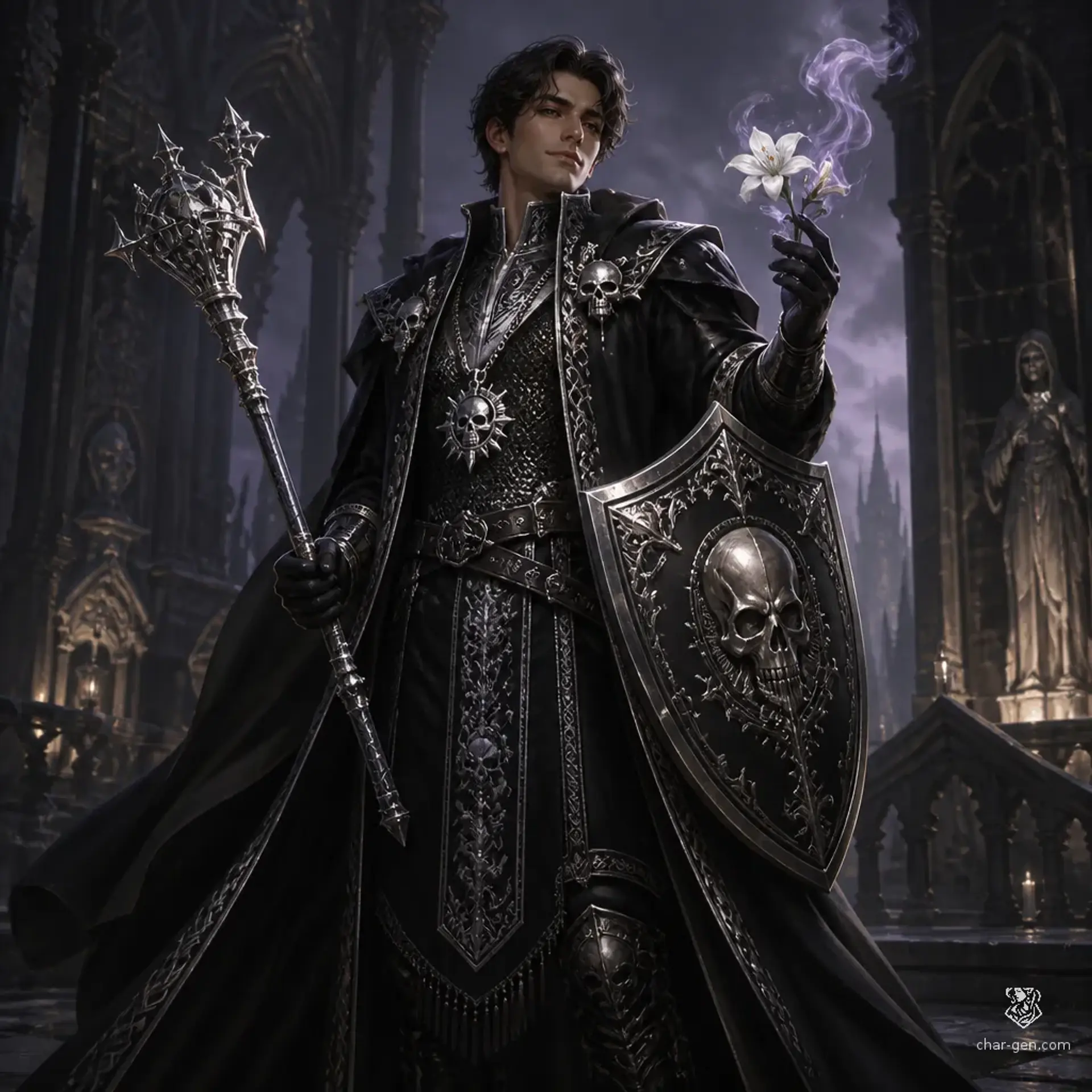 Alaric Voss - AI-generated fantasy Character
