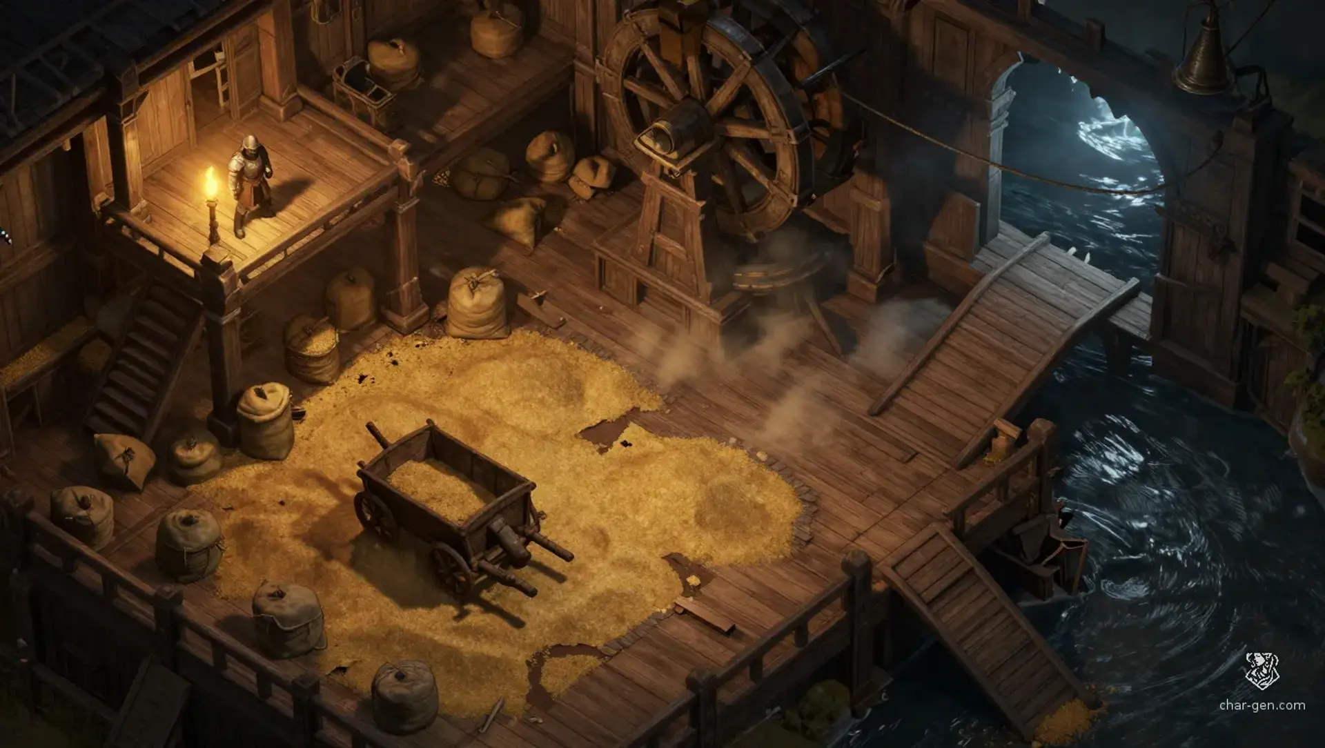 Save the Last Grain Shipment - AI-generated fantasy Encounter