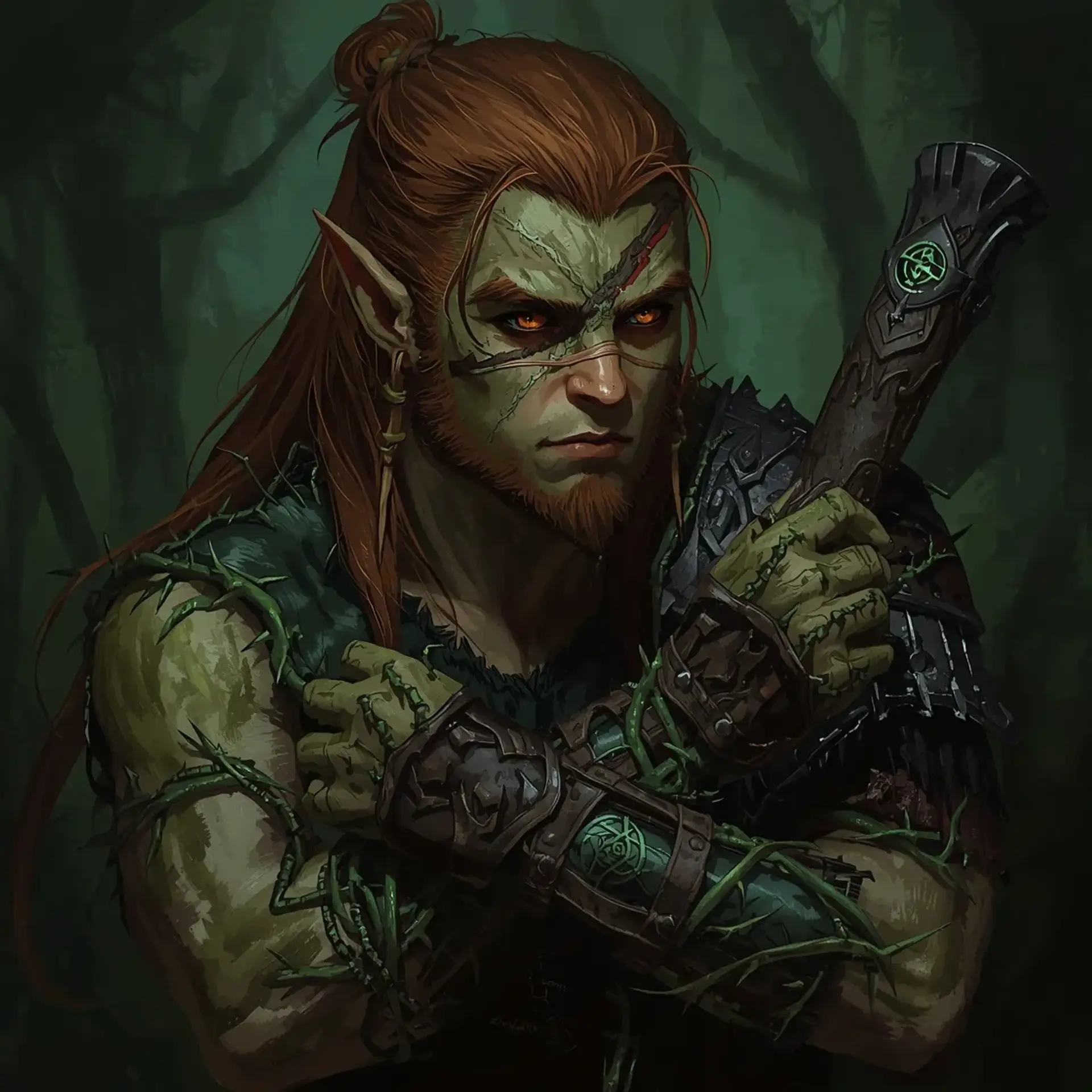 Kaelen the Thresher - AI-generated fantasy NPC