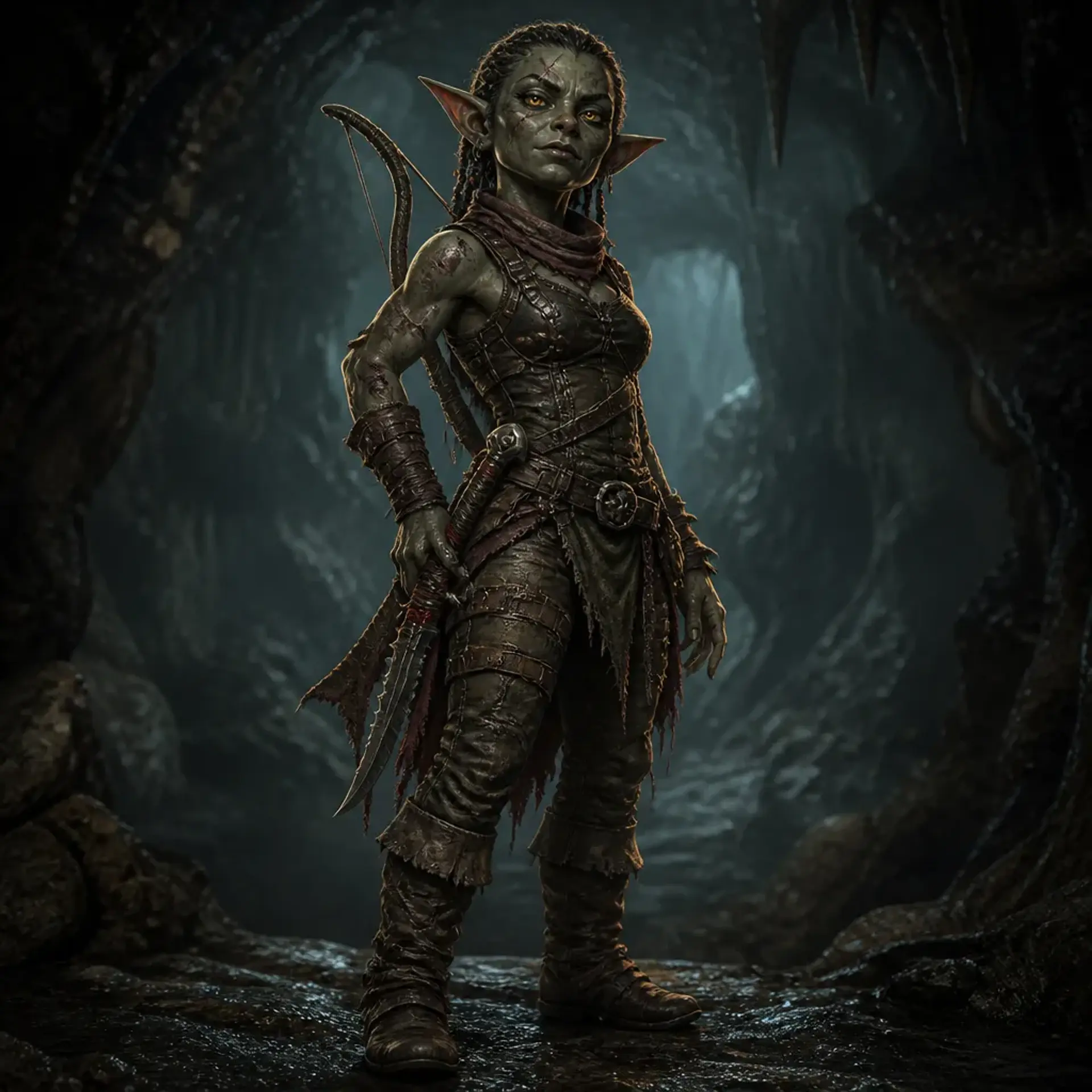 Vitha Stonewake - AI-generated fantasy Character