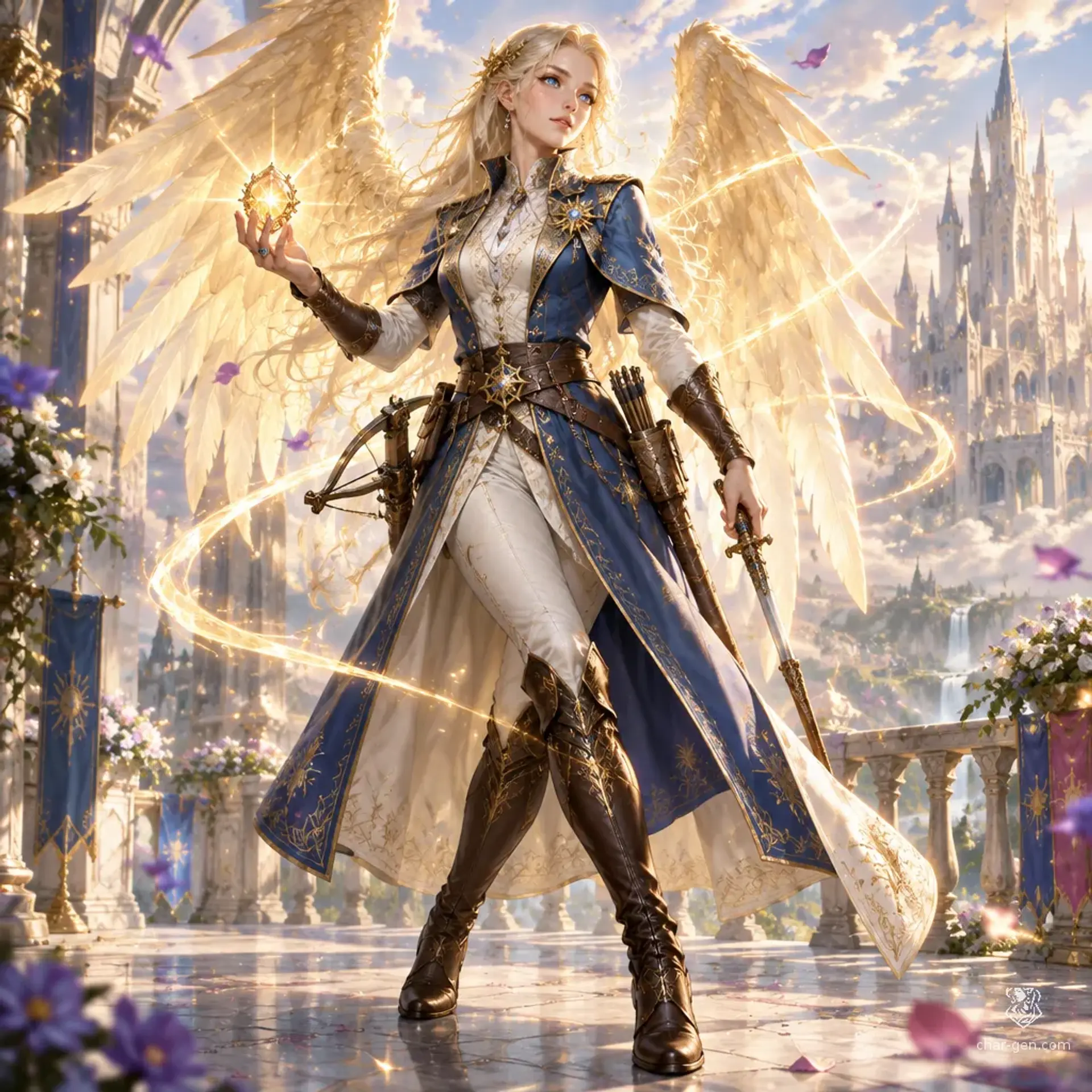 Astrid - AI-generated fantasy Character
