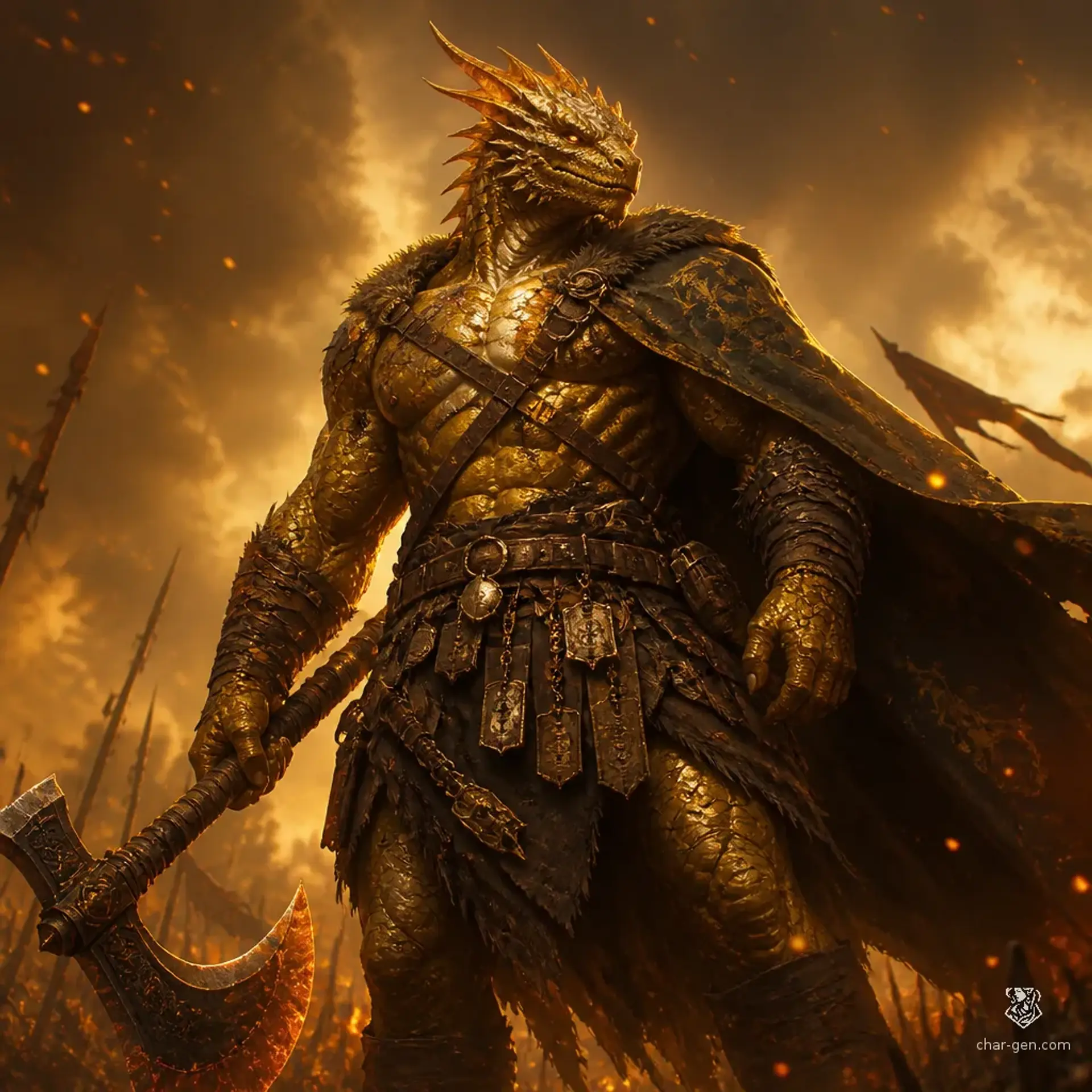 Veccus Ragnar - AI-generated fantasy Character
