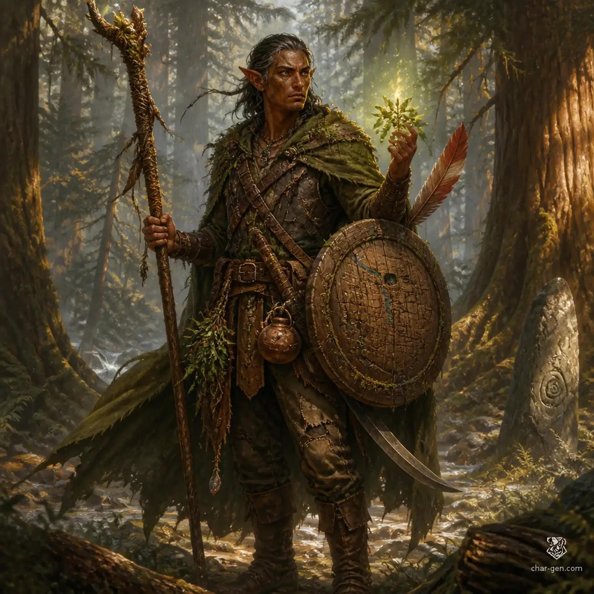 Tupaq Quillstep - AI-generated fantasy Character