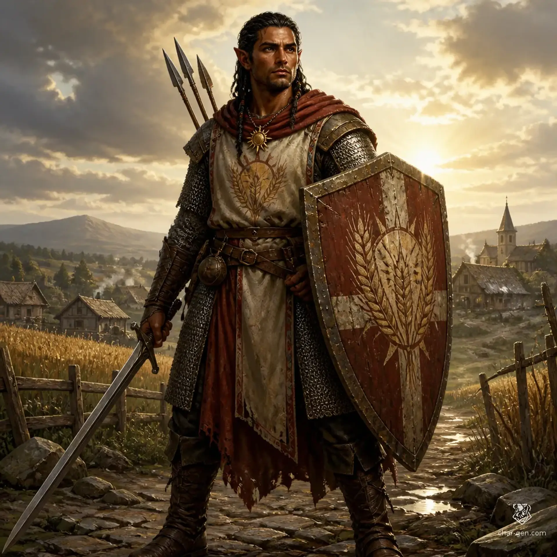 Baatar Vey - AI-generated fantasy Character