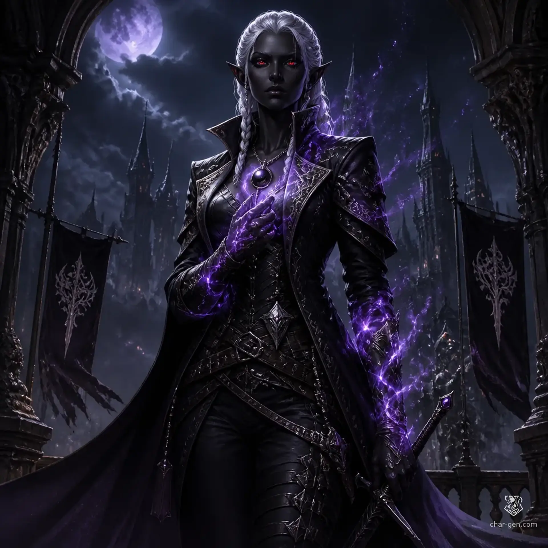 Aurelia Malice - AI-generated fantasy Character
