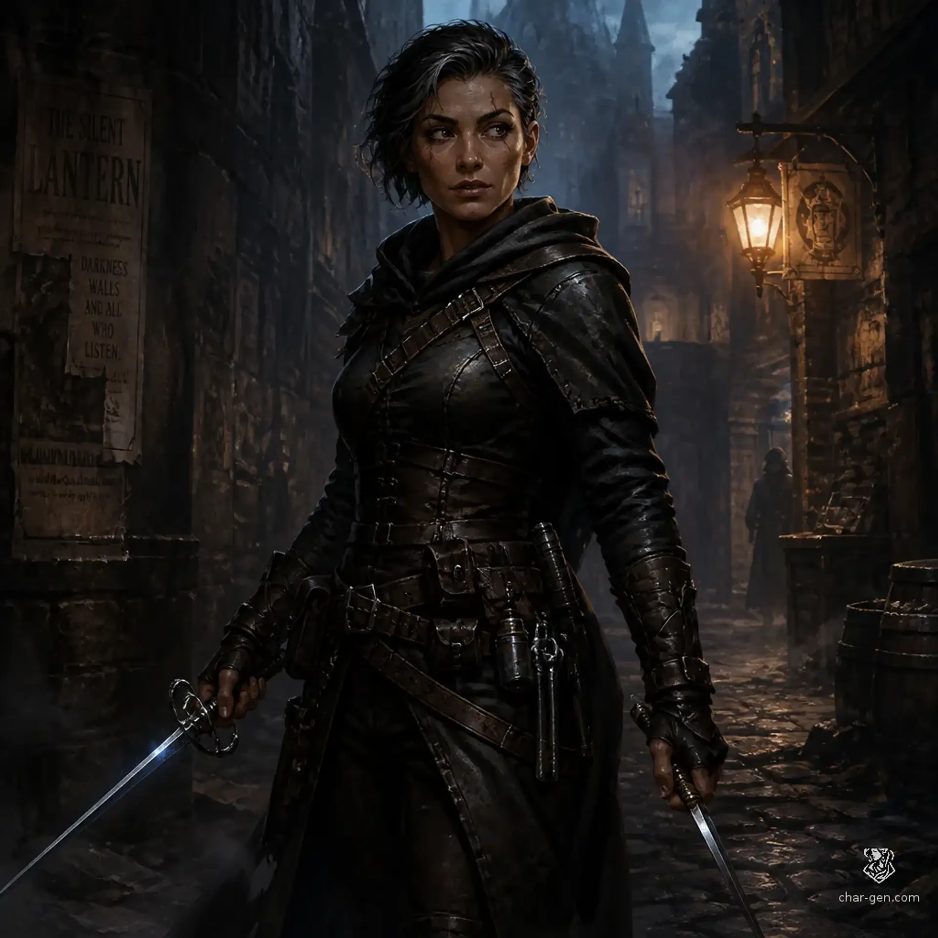 Mara Venn - AI-generated fantasy Character