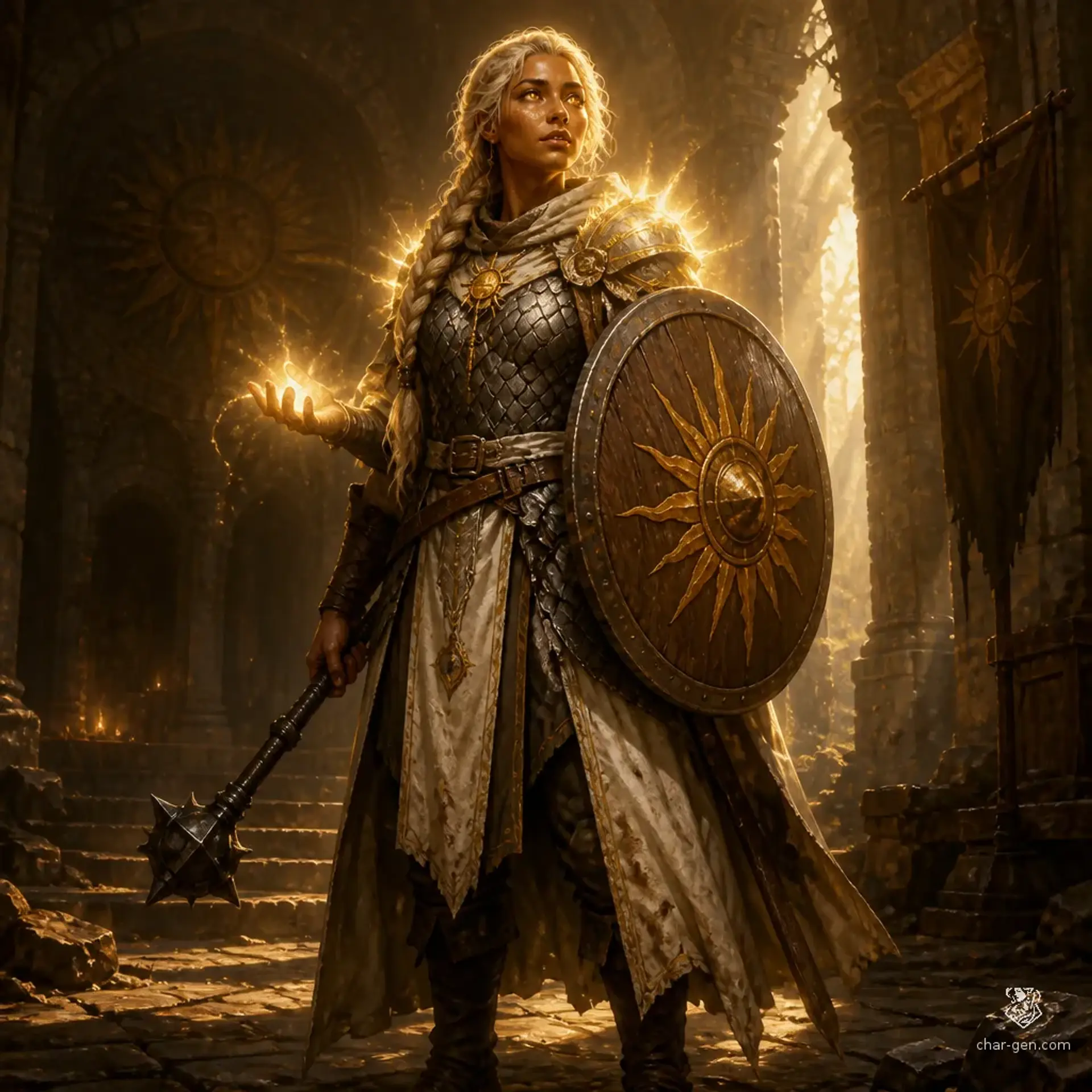 Seraphine - AI-generated fantasy Character