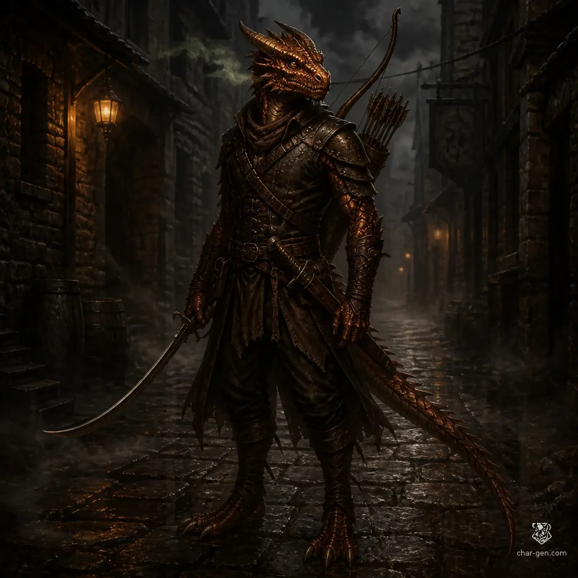 Fang - AI-generated fantasy Character