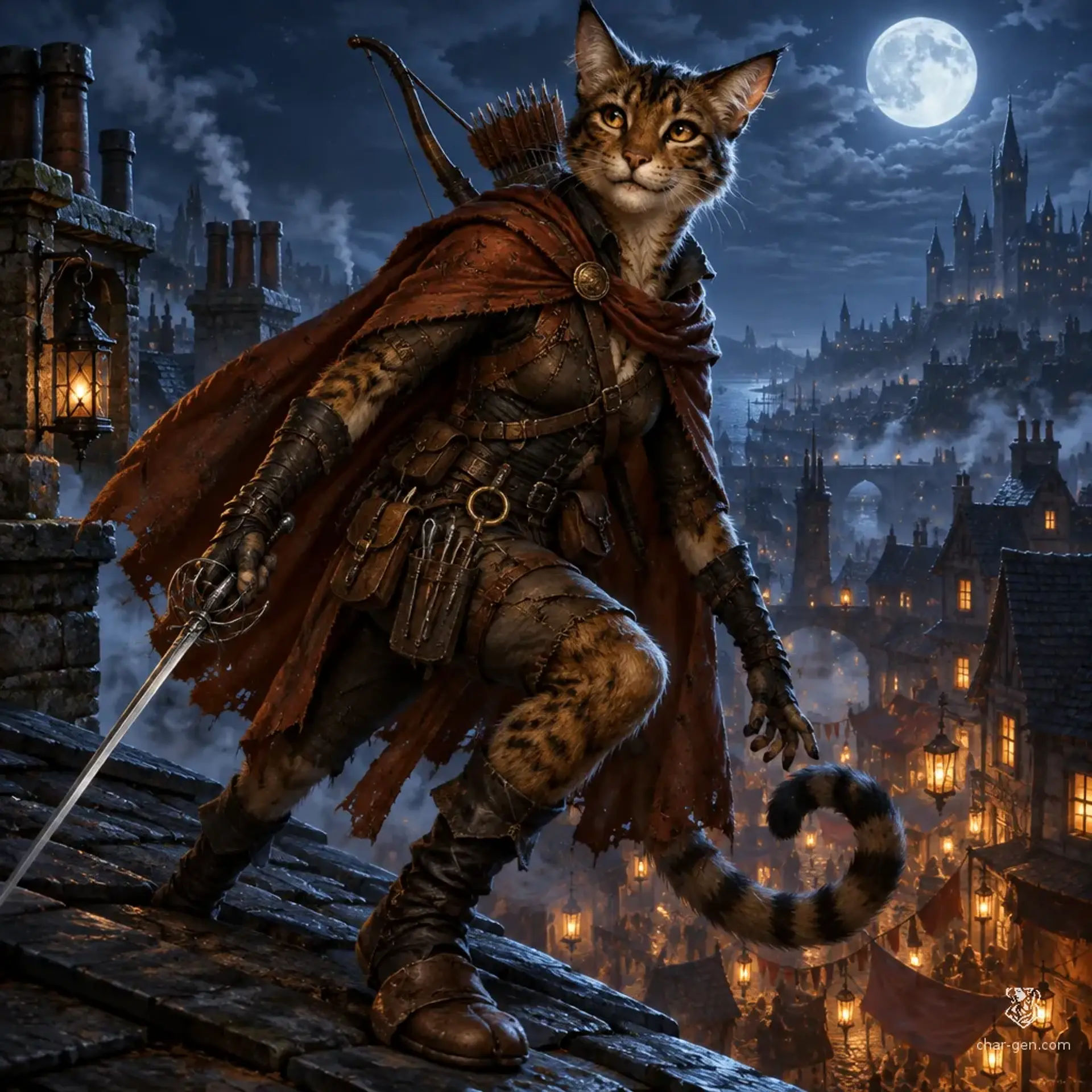 Ojọ - AI-generated fantasy Character