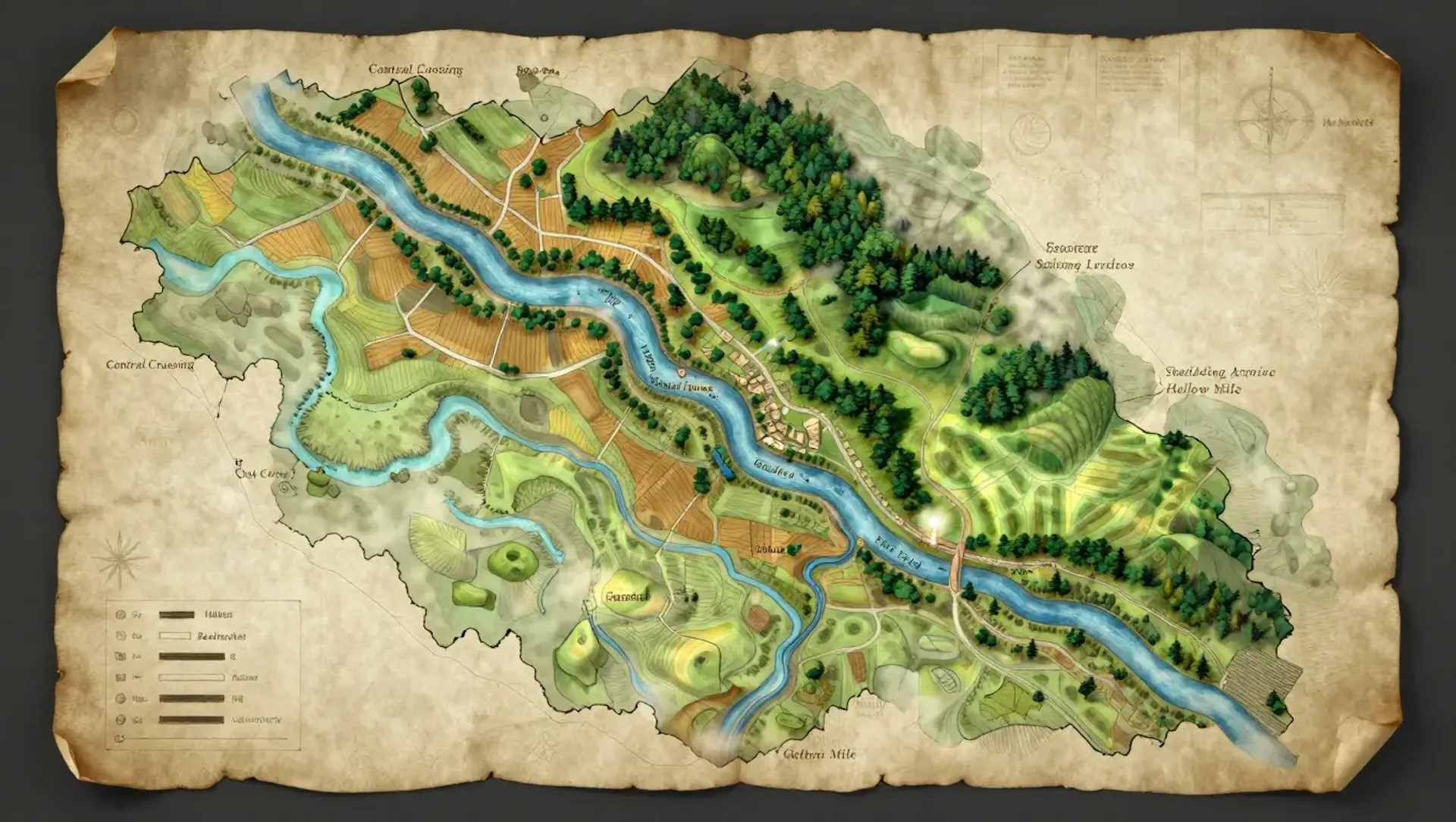 Vandor - AI-generated fantasy Region
