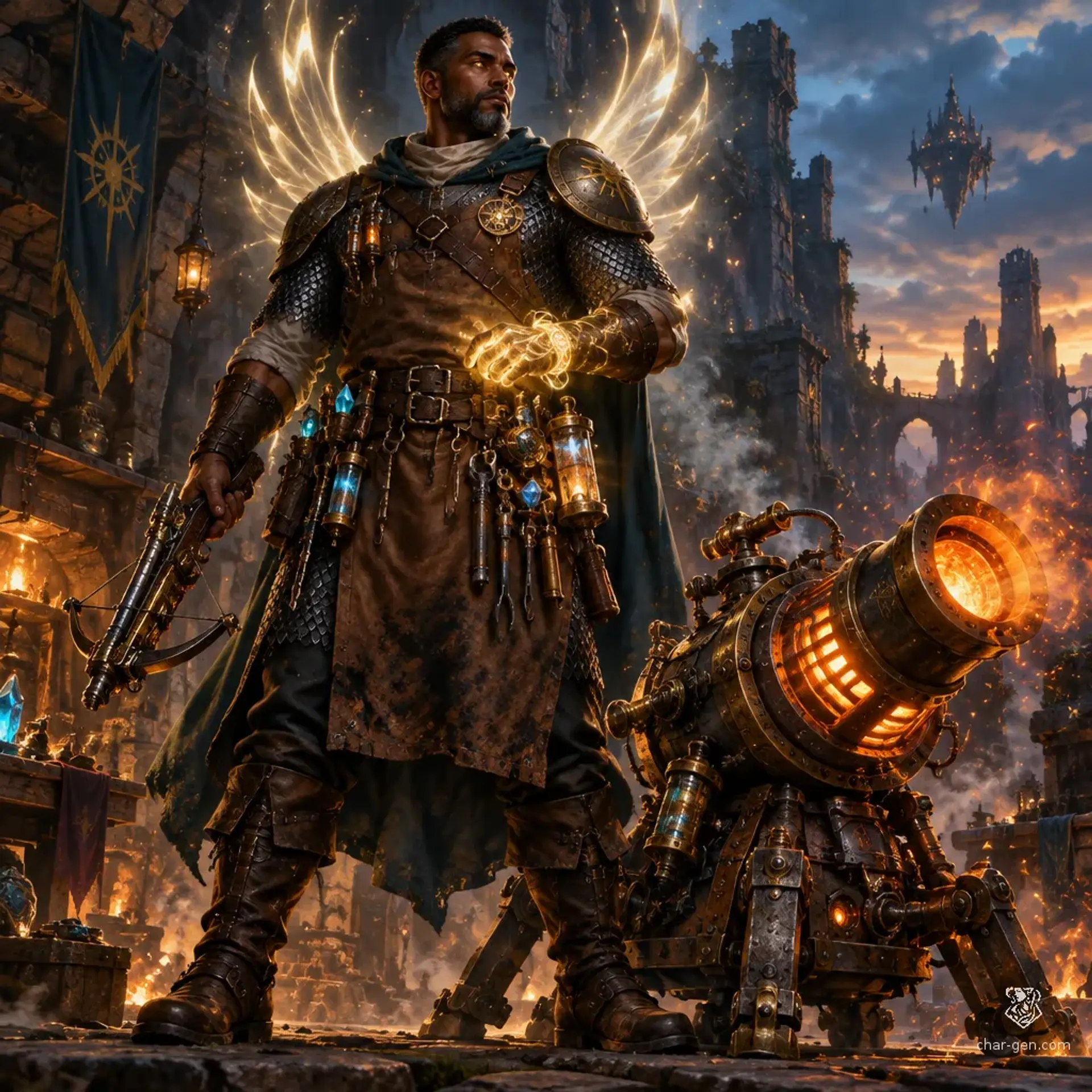 Aram Keshishian - AI-generated fantasy Character