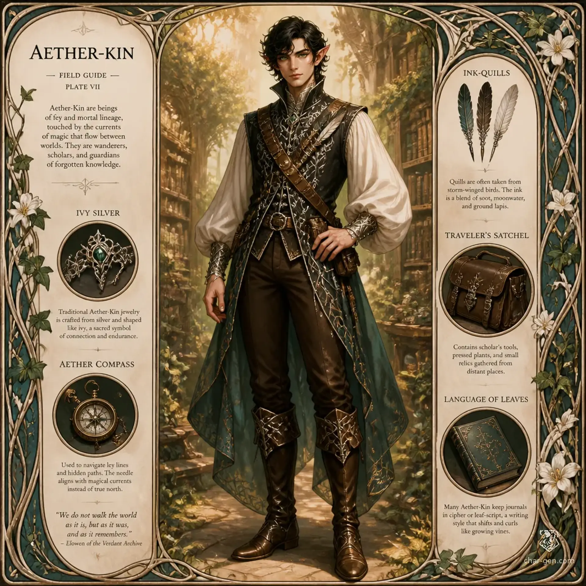 Aether-Kin - AI-generated fantasy Species