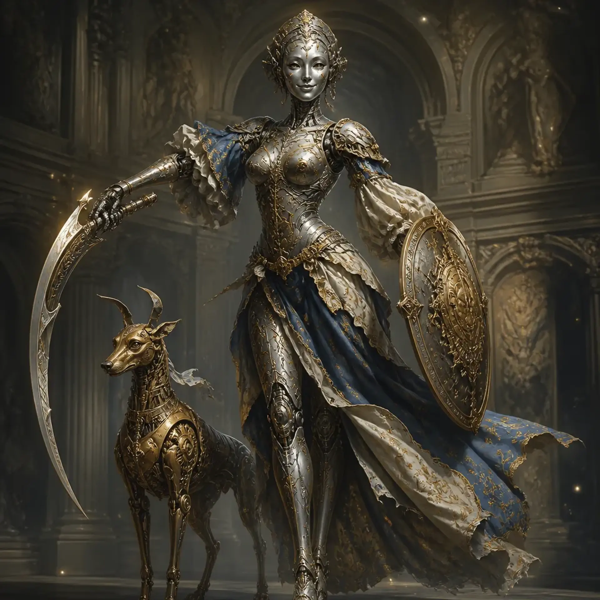 Lucia da Vinci - AI-generated fantasy Character