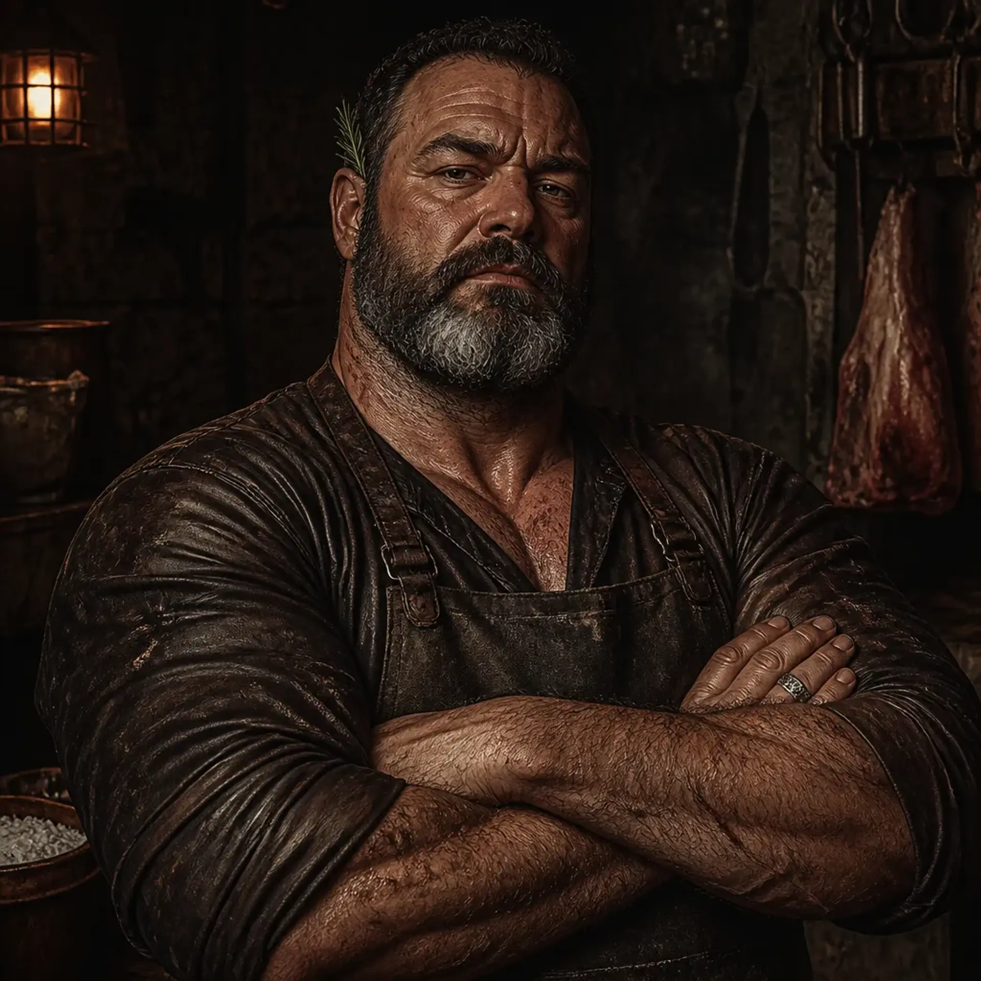 Silas Redmain - AI-generated fantasy NPC