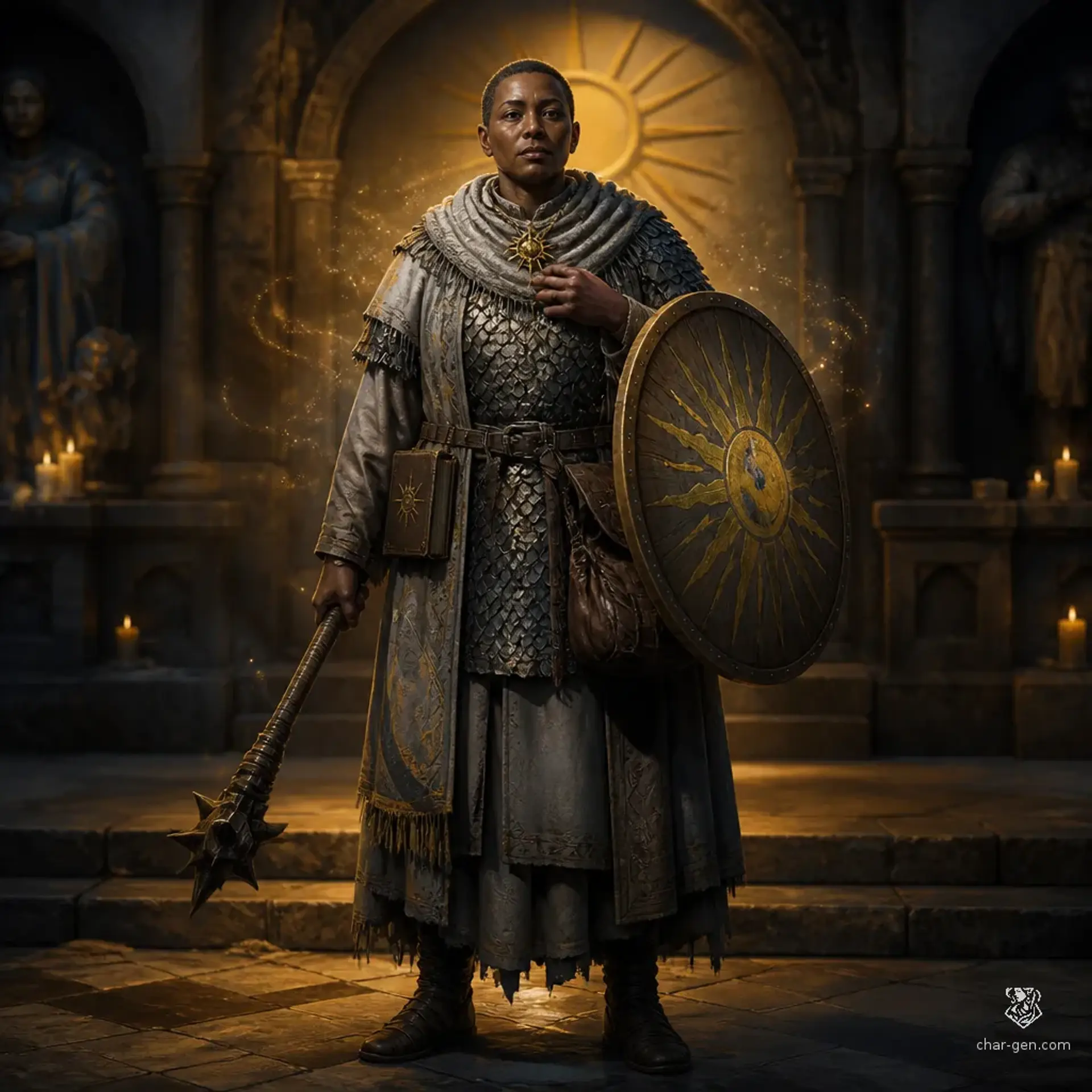 Toma Saran - AI-generated fantasy Character
