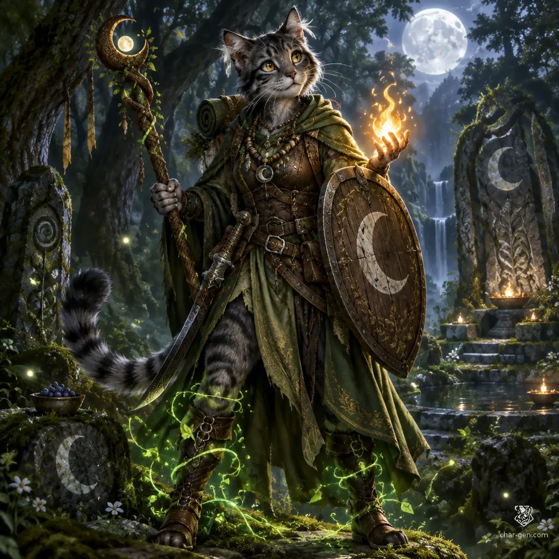 Fayrin - AI-generated fantasy Character