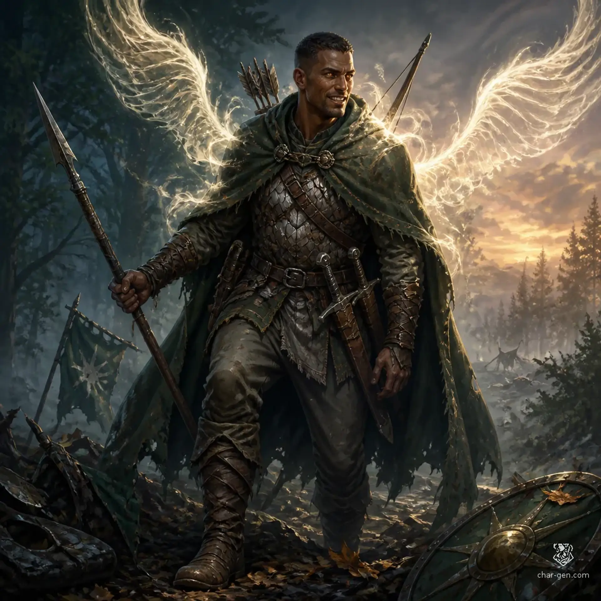 Walter Texas - AI-generated fantasy Character