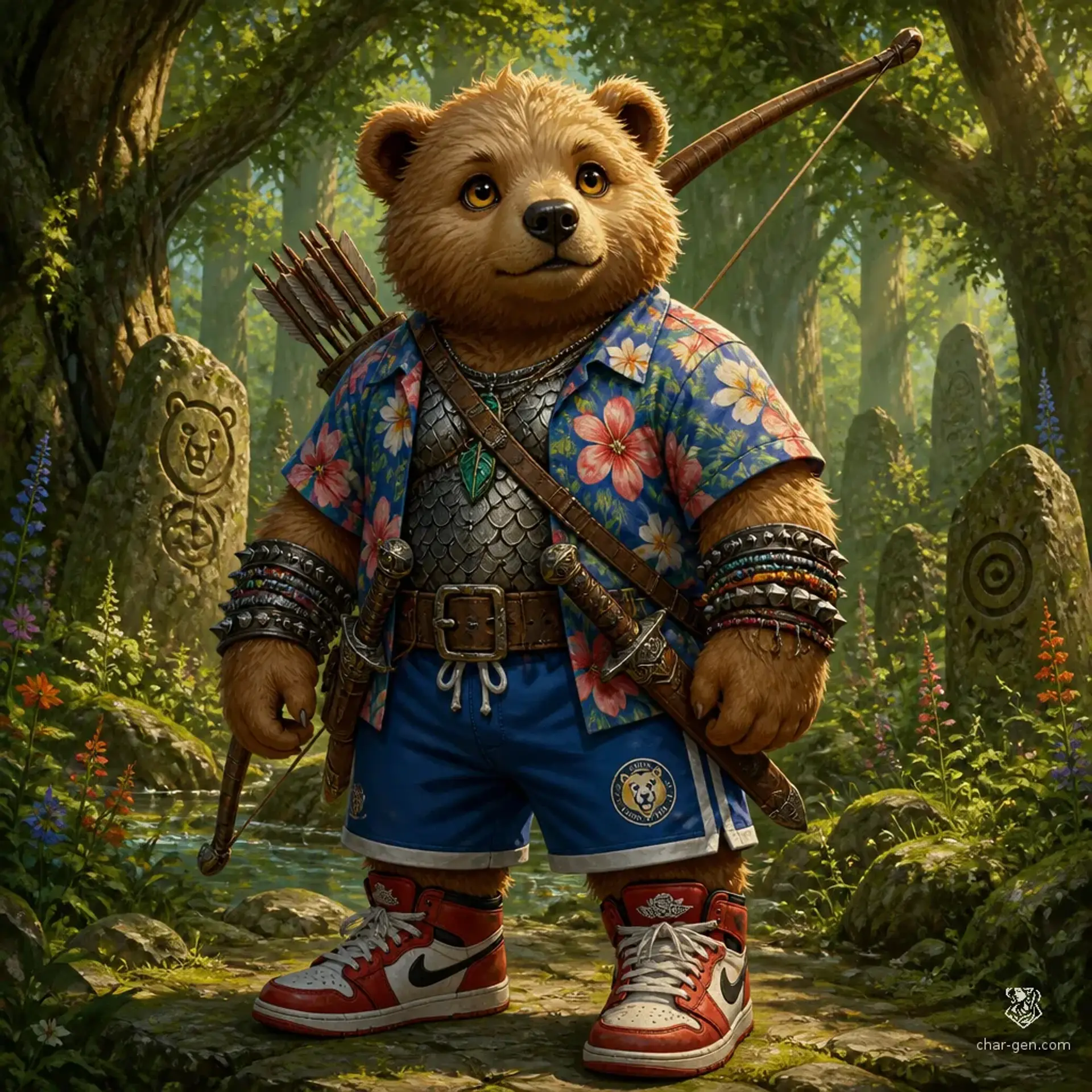 Rico Sanchez - AI-generated fantasy Character