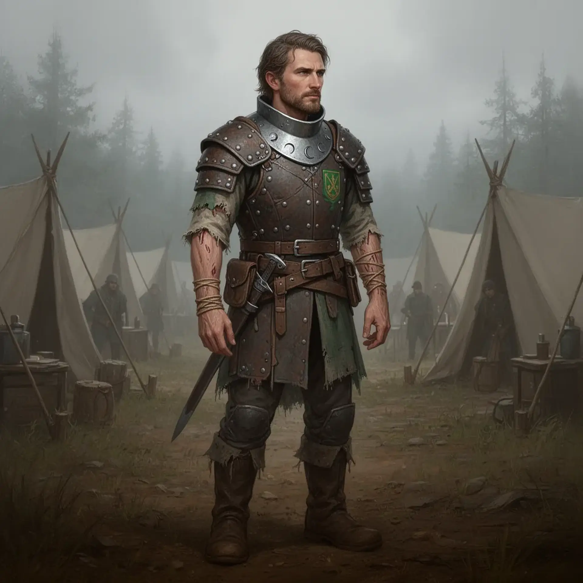 Lieutenant Ruan Kest - AI-generated fantasy NPC
