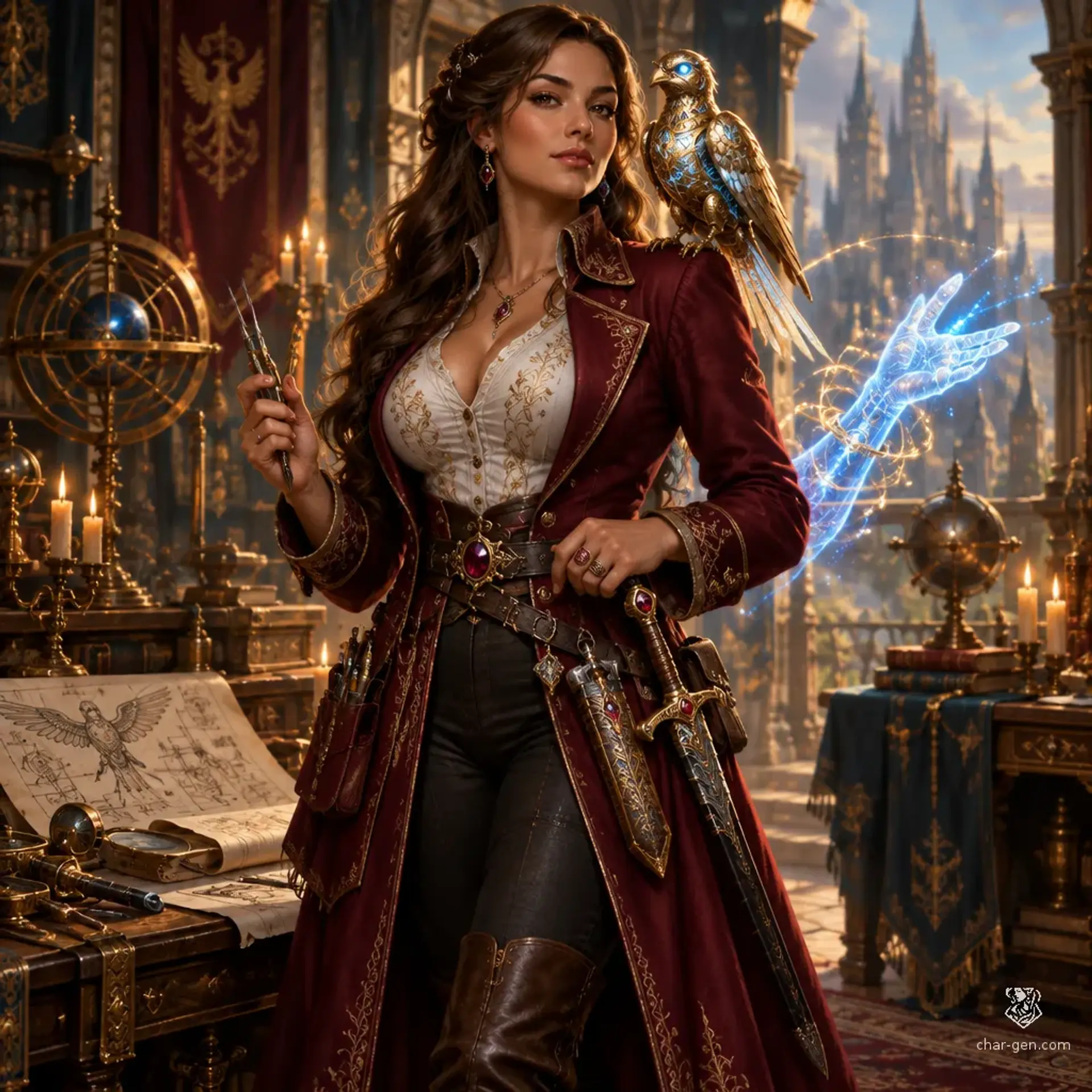 Kimberly - AI-generated fantasy Character