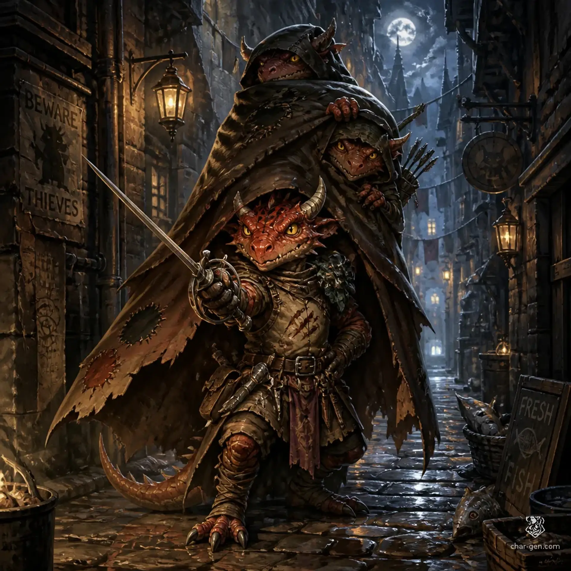 Zetle - AI-generated fantasy Character