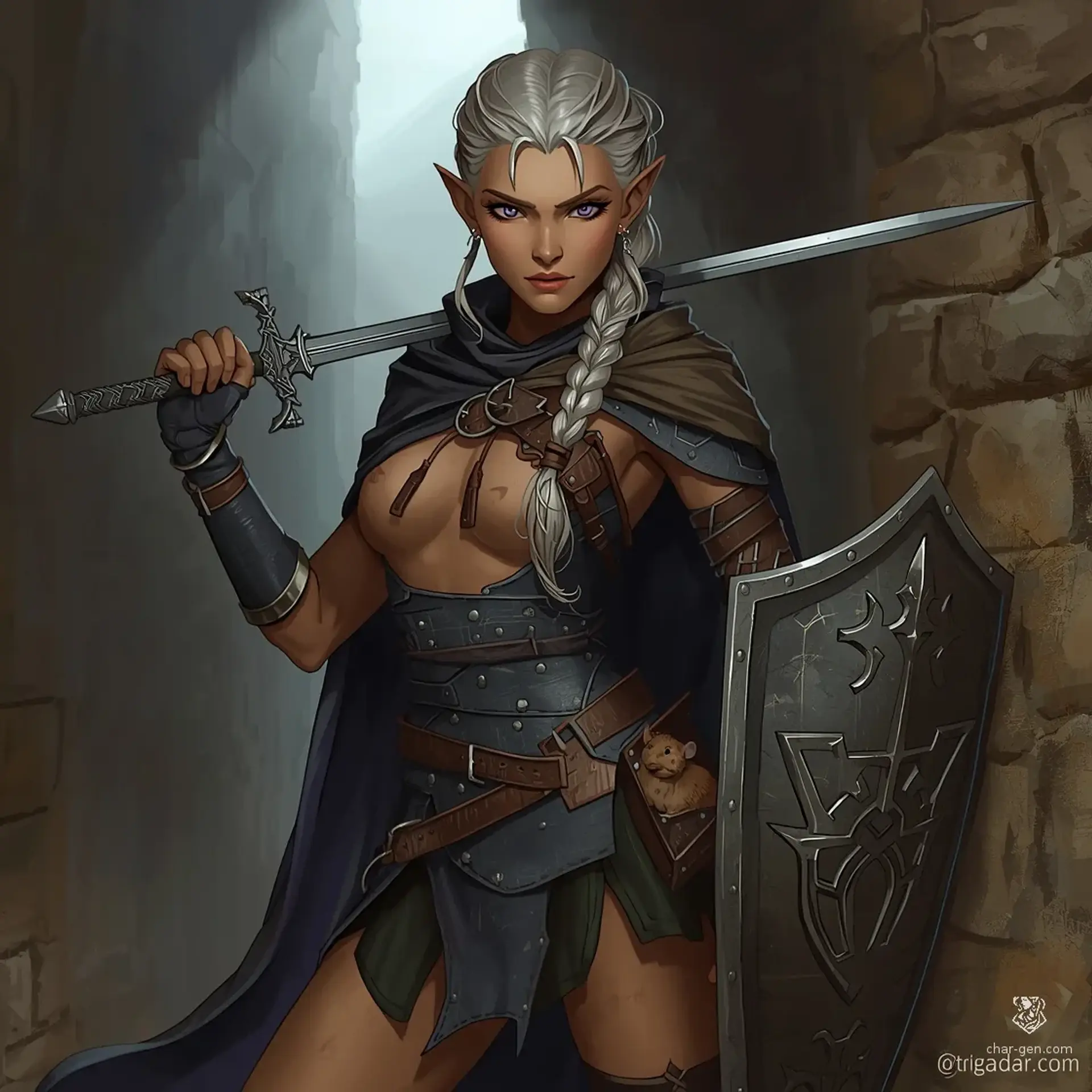 Ariel Moonsong - AI-generated fantasy Character