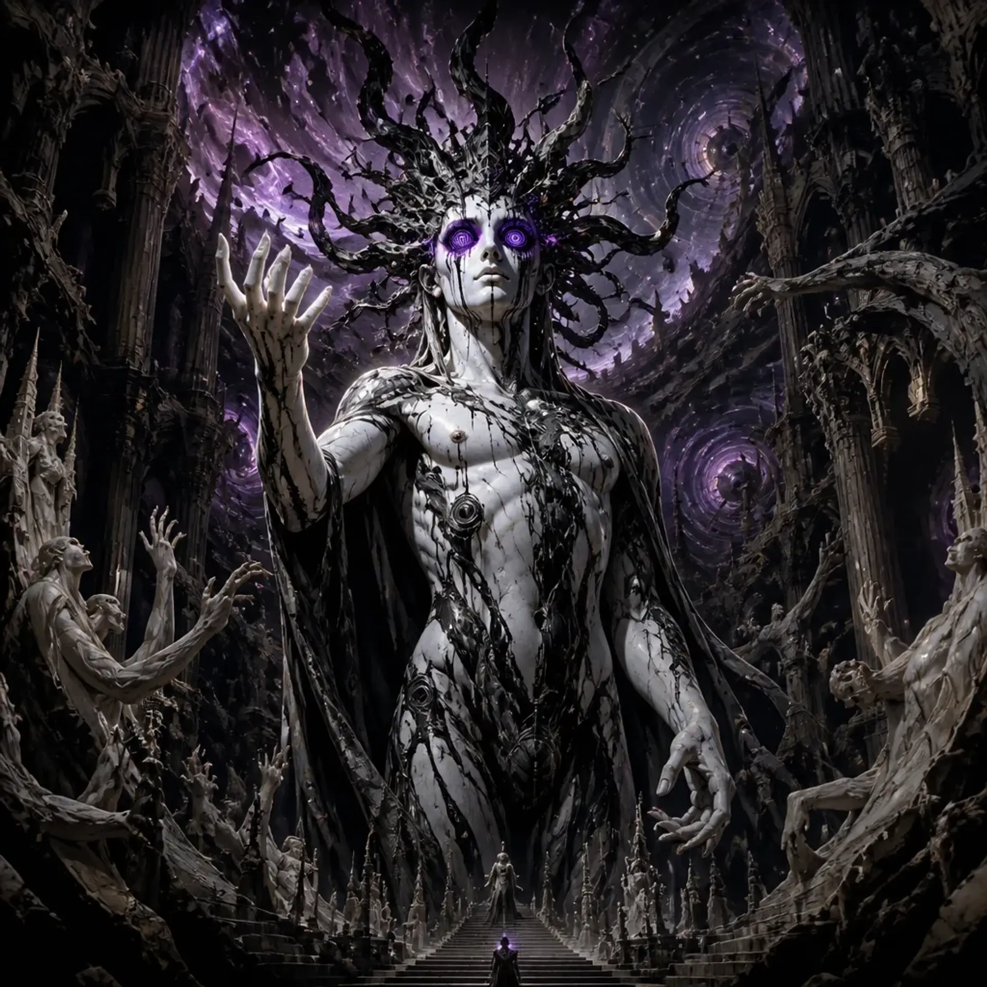 The Night Weaver, Voraal-Xyth | Fantasy Monster Generated by CharGen