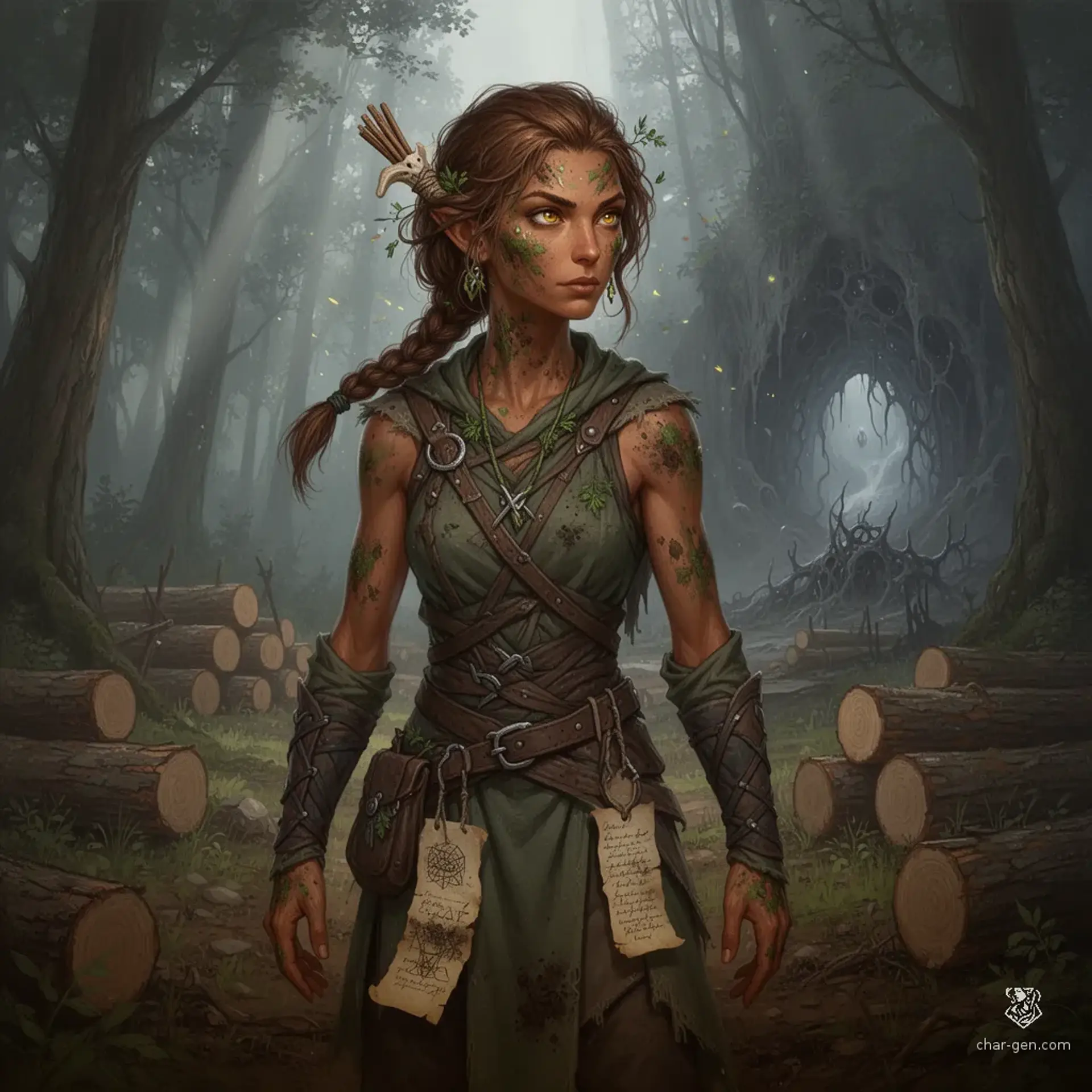 Elowen Vhen - AI-generated fantasy NPC